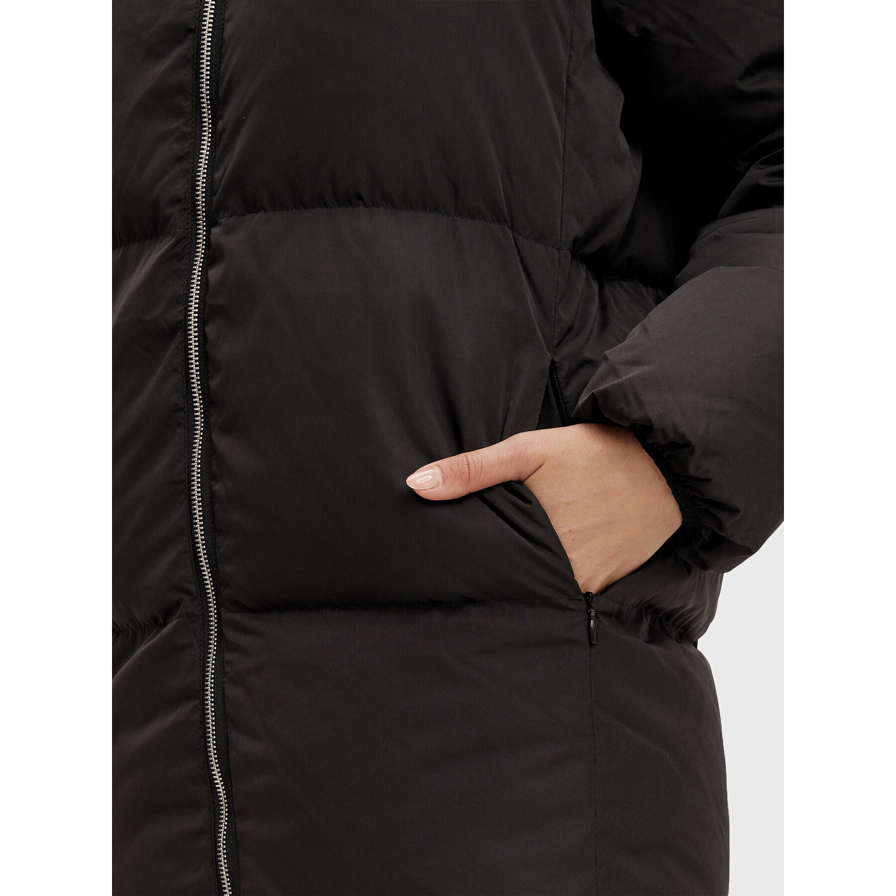 YAS Пухено яке Millys 26017102 Черен Regular Fit - Pepit.bg
