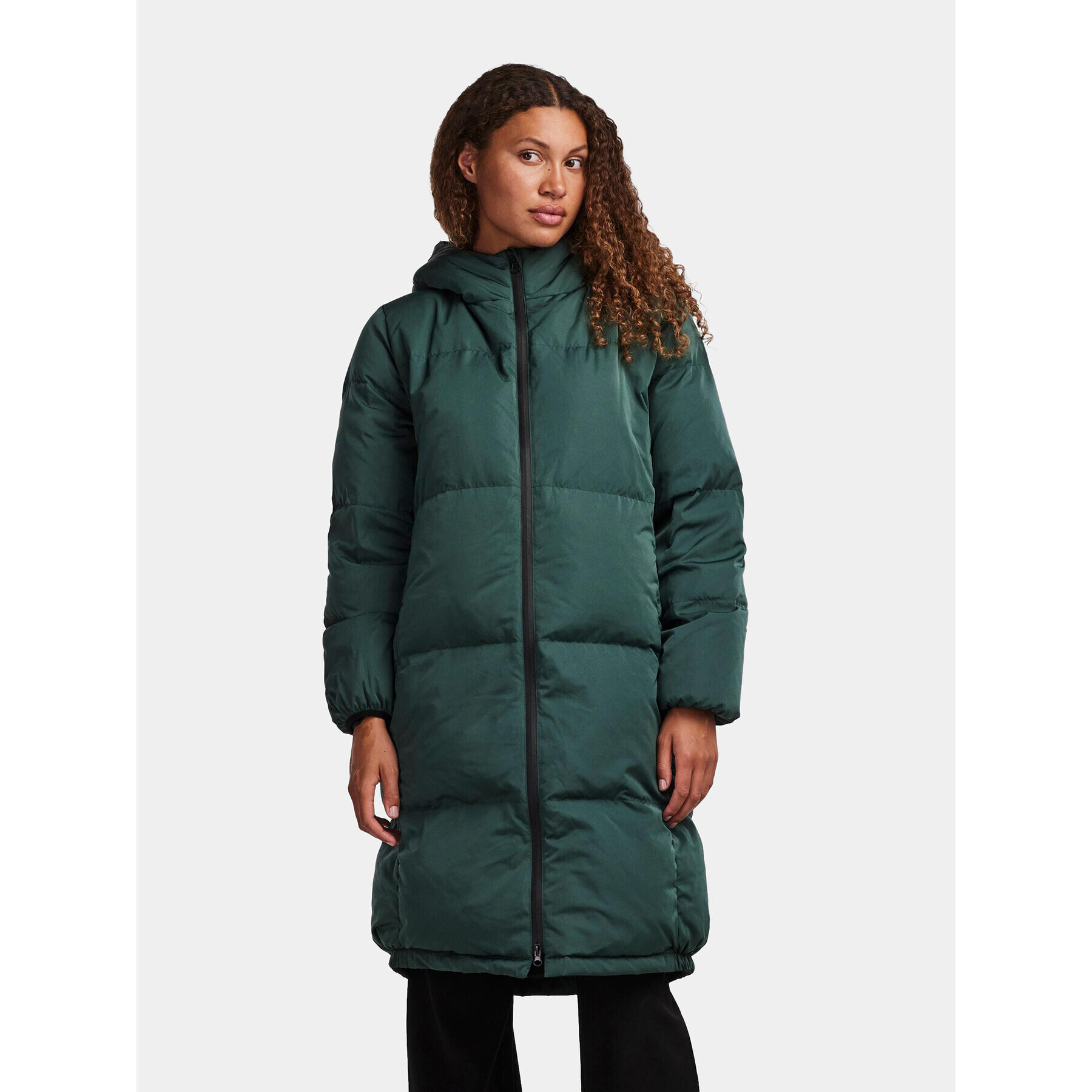 YAS Пухено яке 26031874 Зелен Regular Fit - Pepit.bg