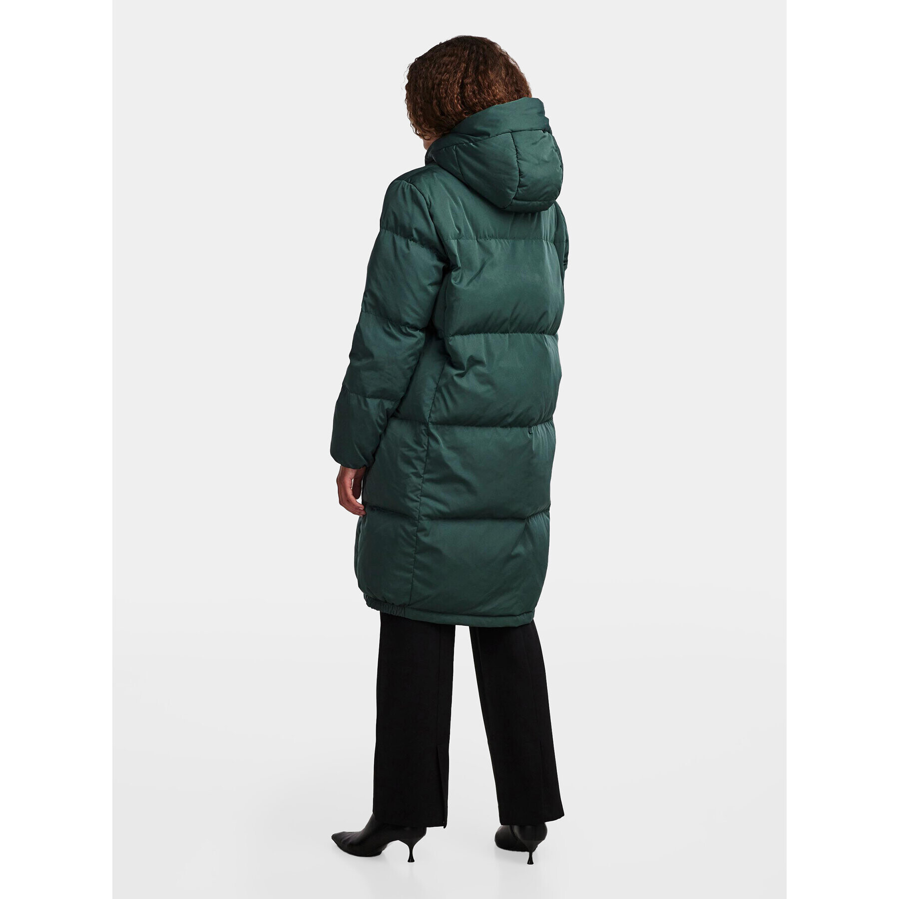 YAS Пухено яке 26031874 Зелен Regular Fit - Pepit.bg