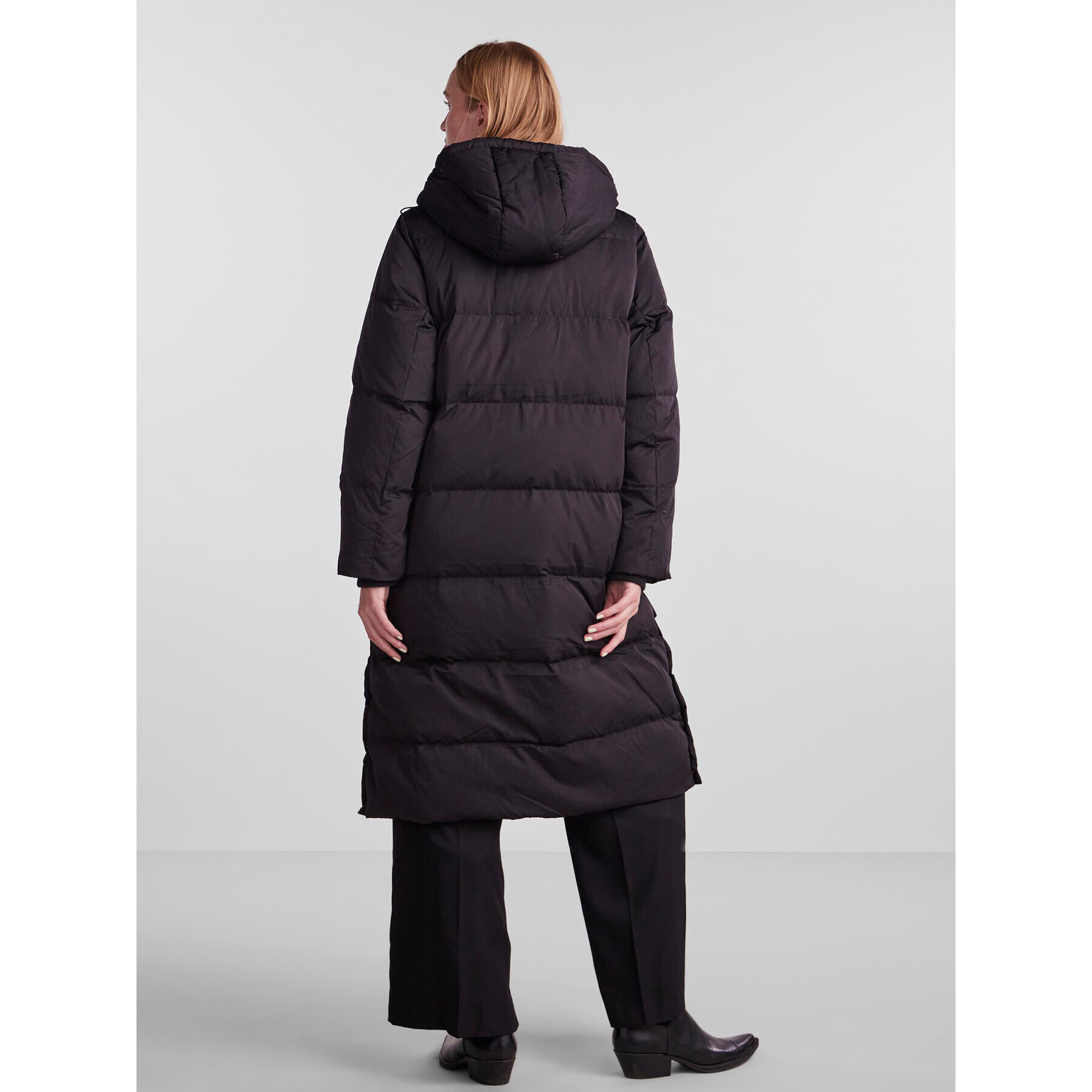 YAS Пухено яке Puffa 26023635 Черен Regular Fit - Pepit.bg