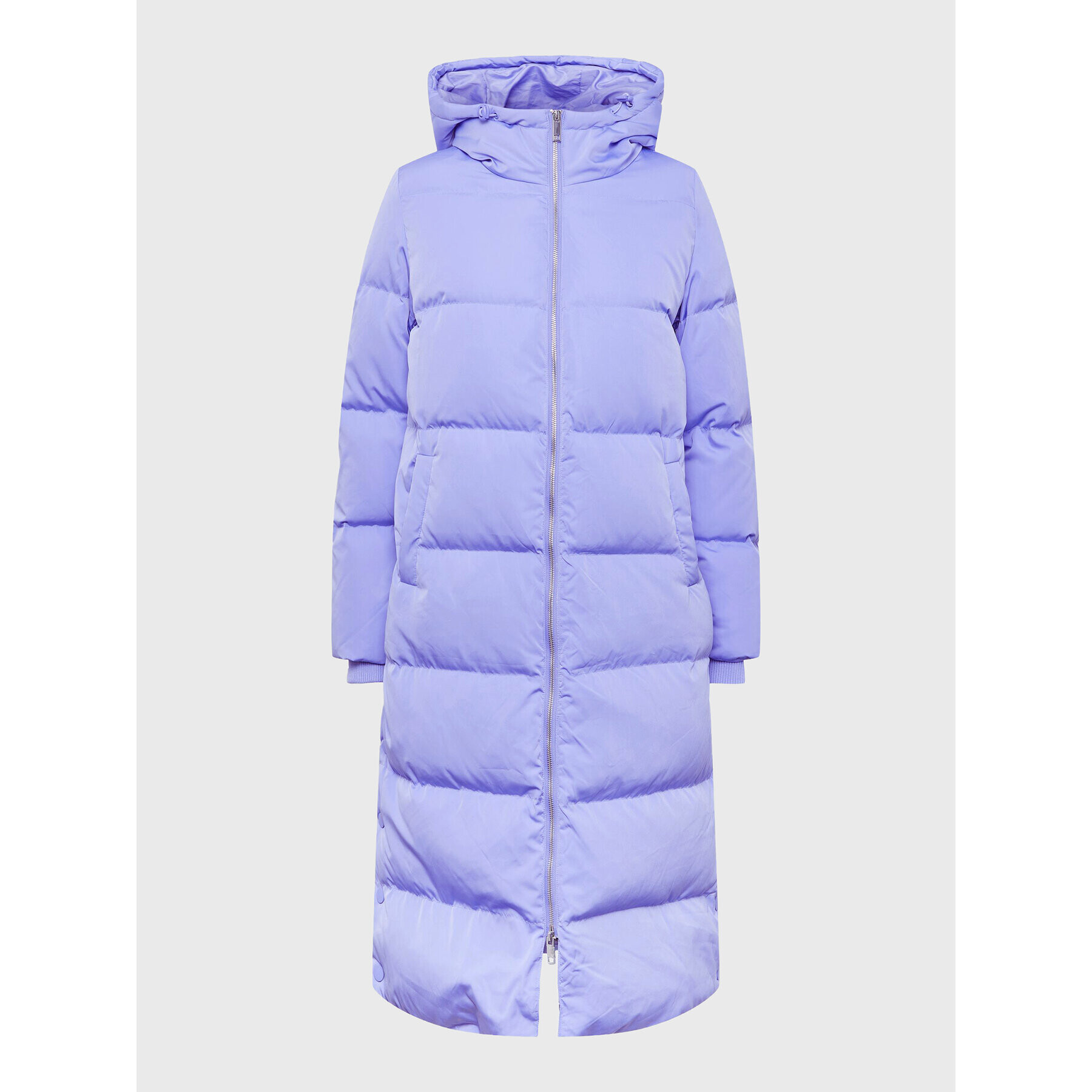 YAS Пухено яке Puffa 26023635 Виолетов Regular Fit - Pepit.bg