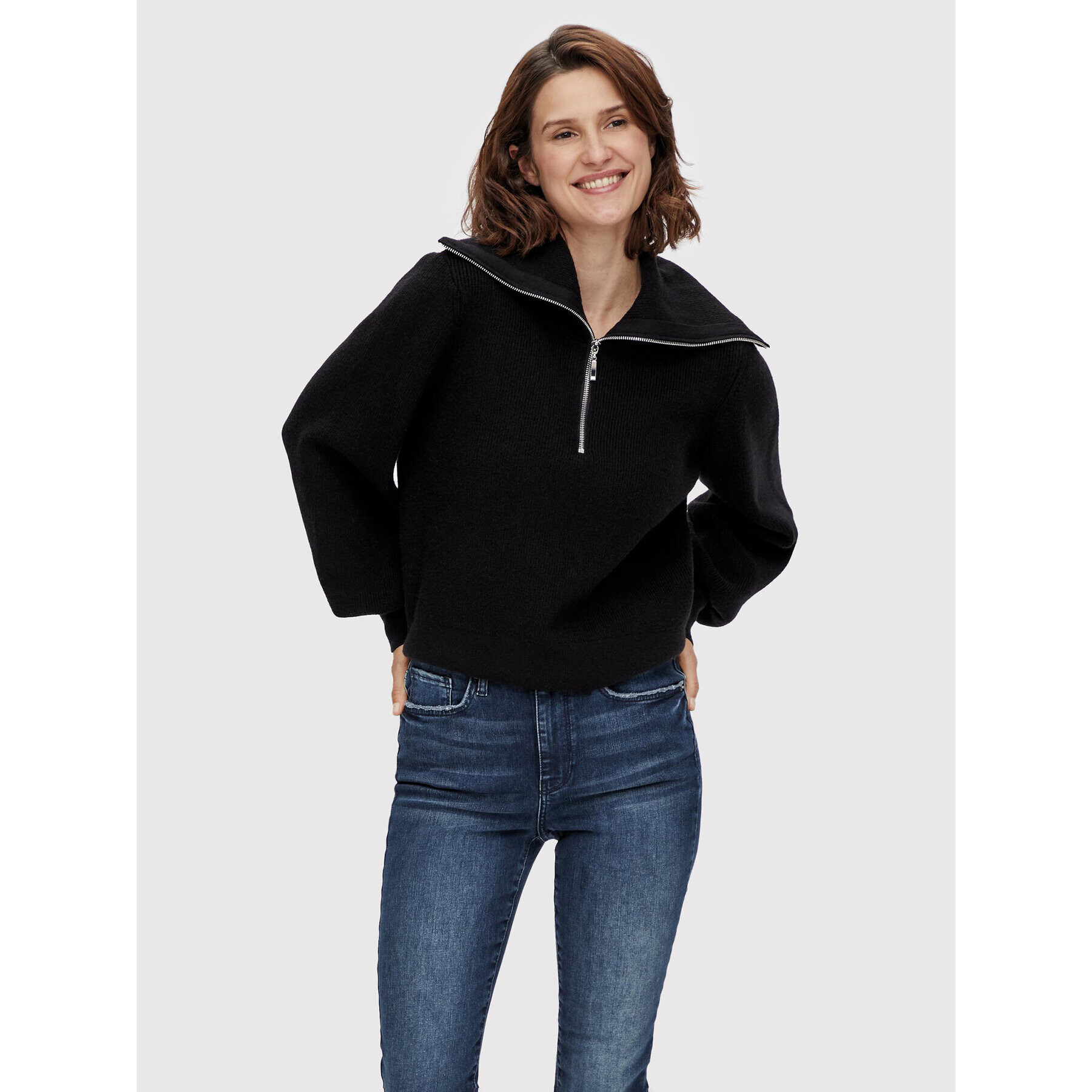 YAS Пуловер Dalma 26025683 Черен Regular Fit - Pepit.bg