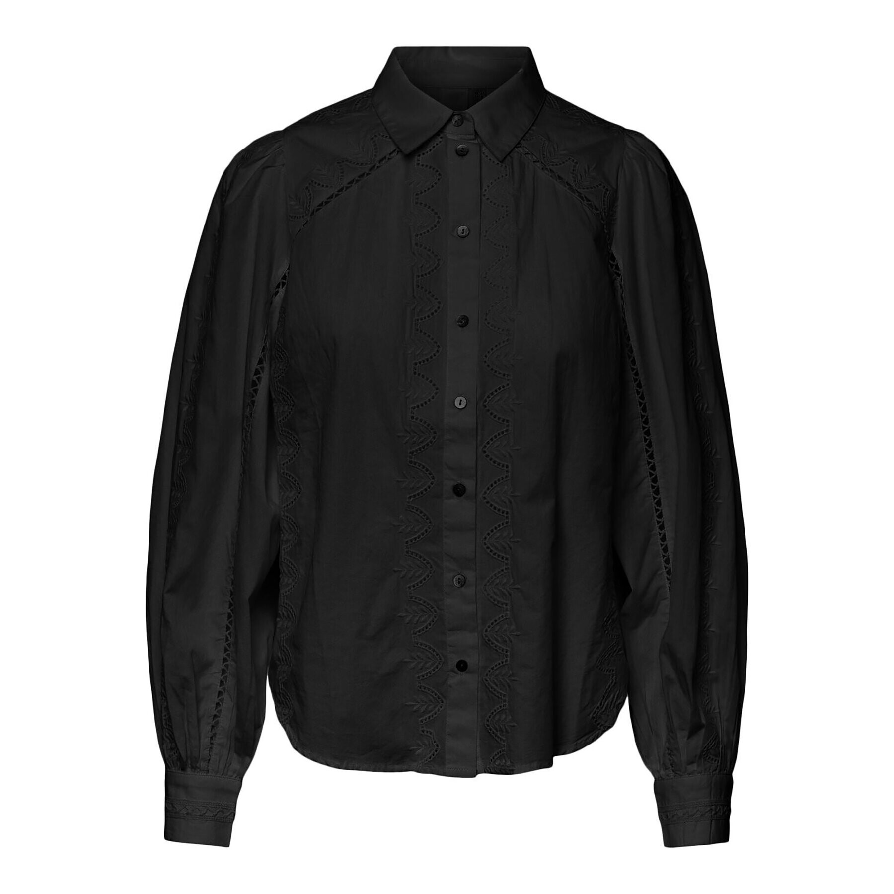 YAS Риза 26027480 Черен Regular Fit - Pepit.bg