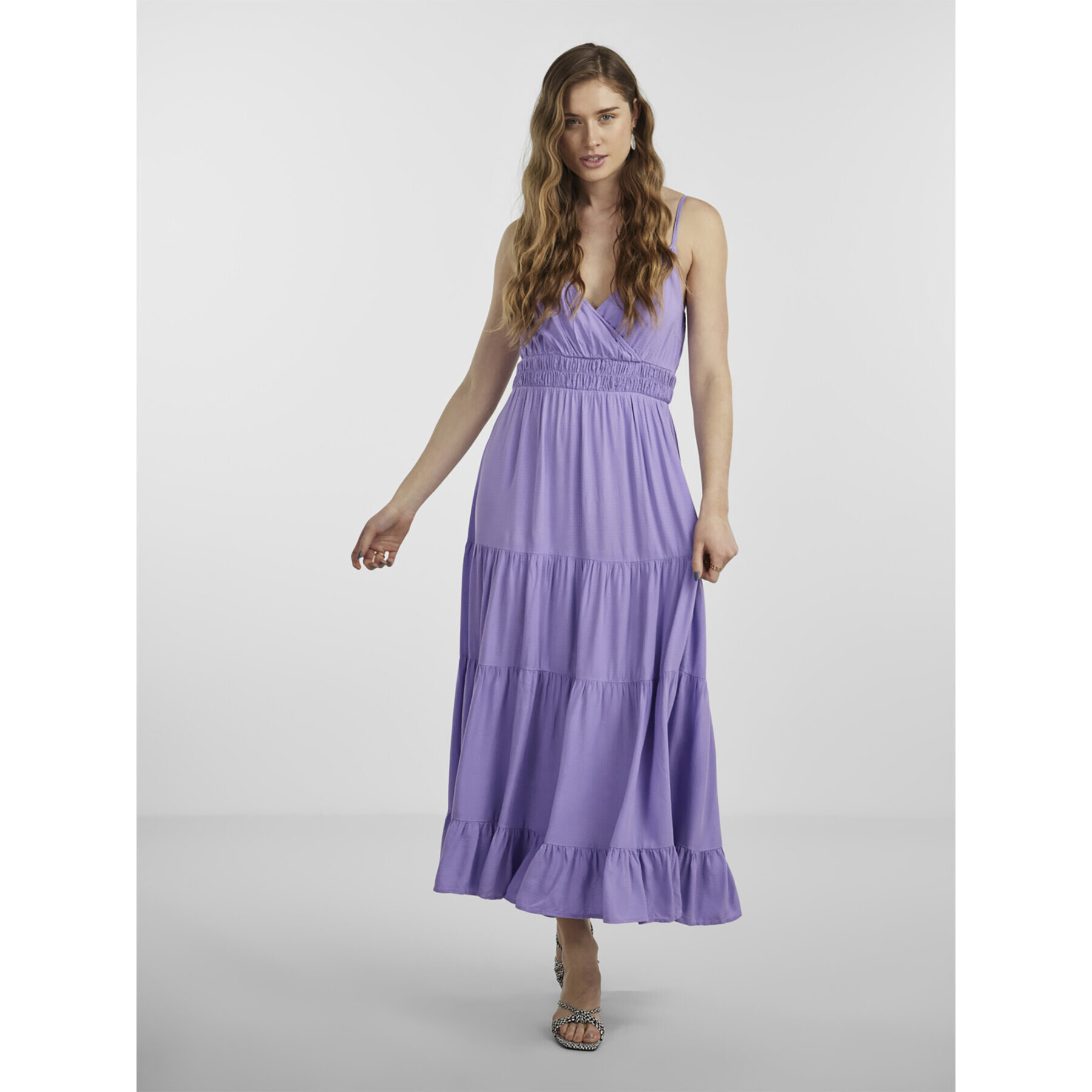 YAS Рокля 26026350 Виолетов Regular Fit - Pepit.bg