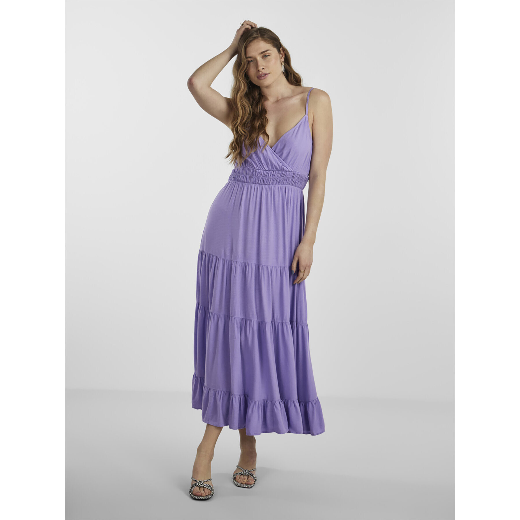 YAS Рокля 26026350 Виолетов Regular Fit - Pepit.bg