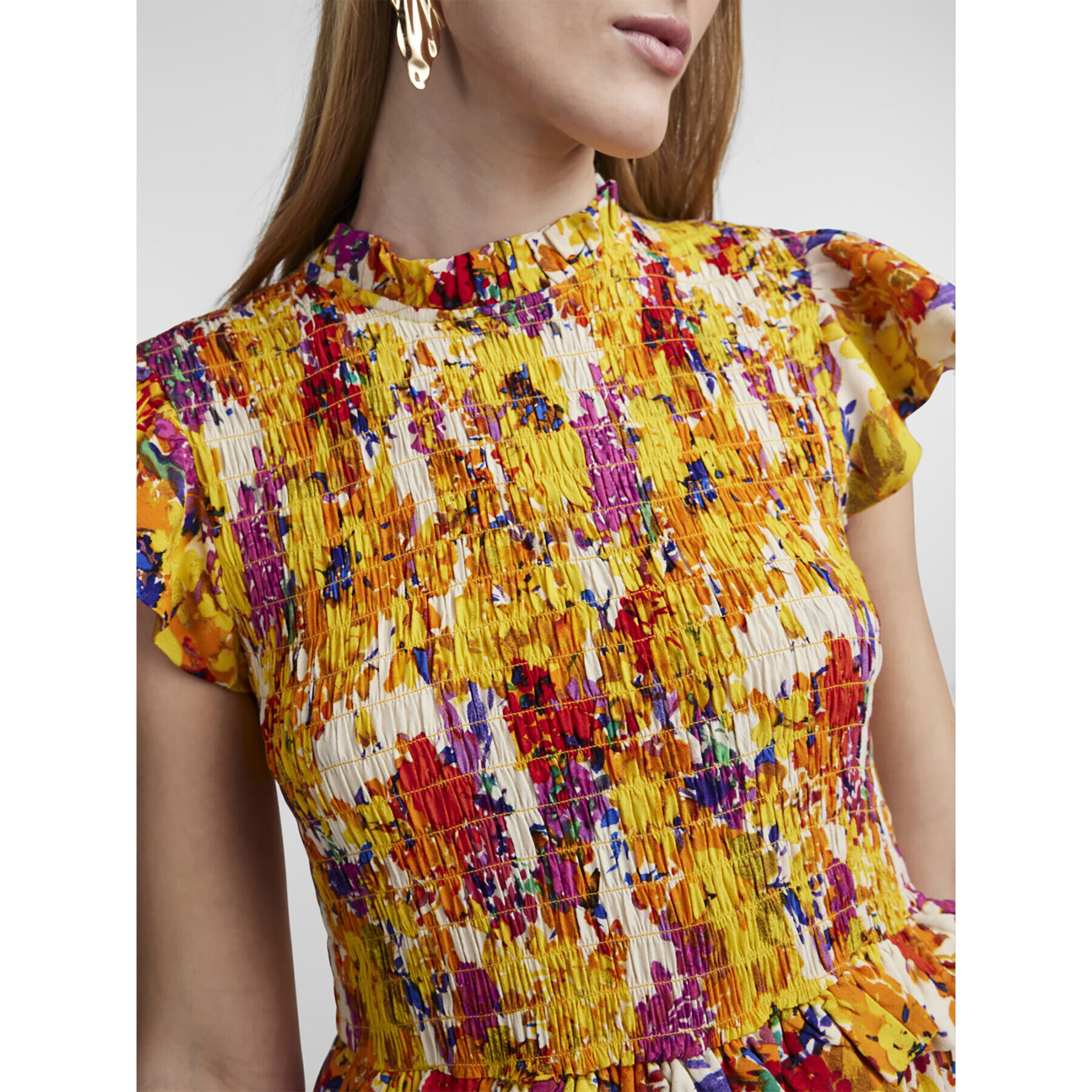 YAS Рокля 26029460 Сив Regular Fit - Pepit.bg