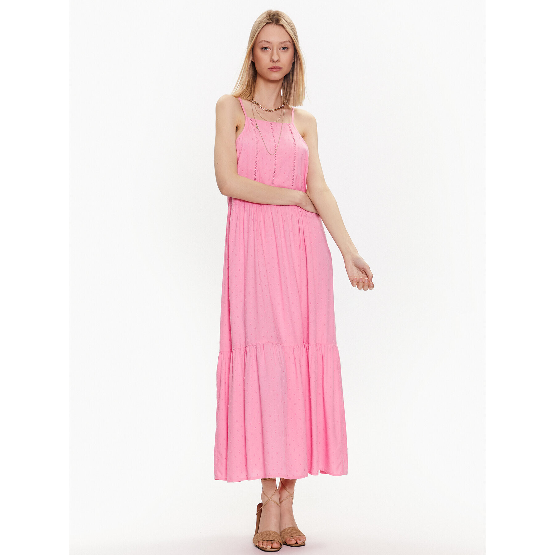 YAS Рокля 26029963 Розов Regular Fit - Pepit.bg
