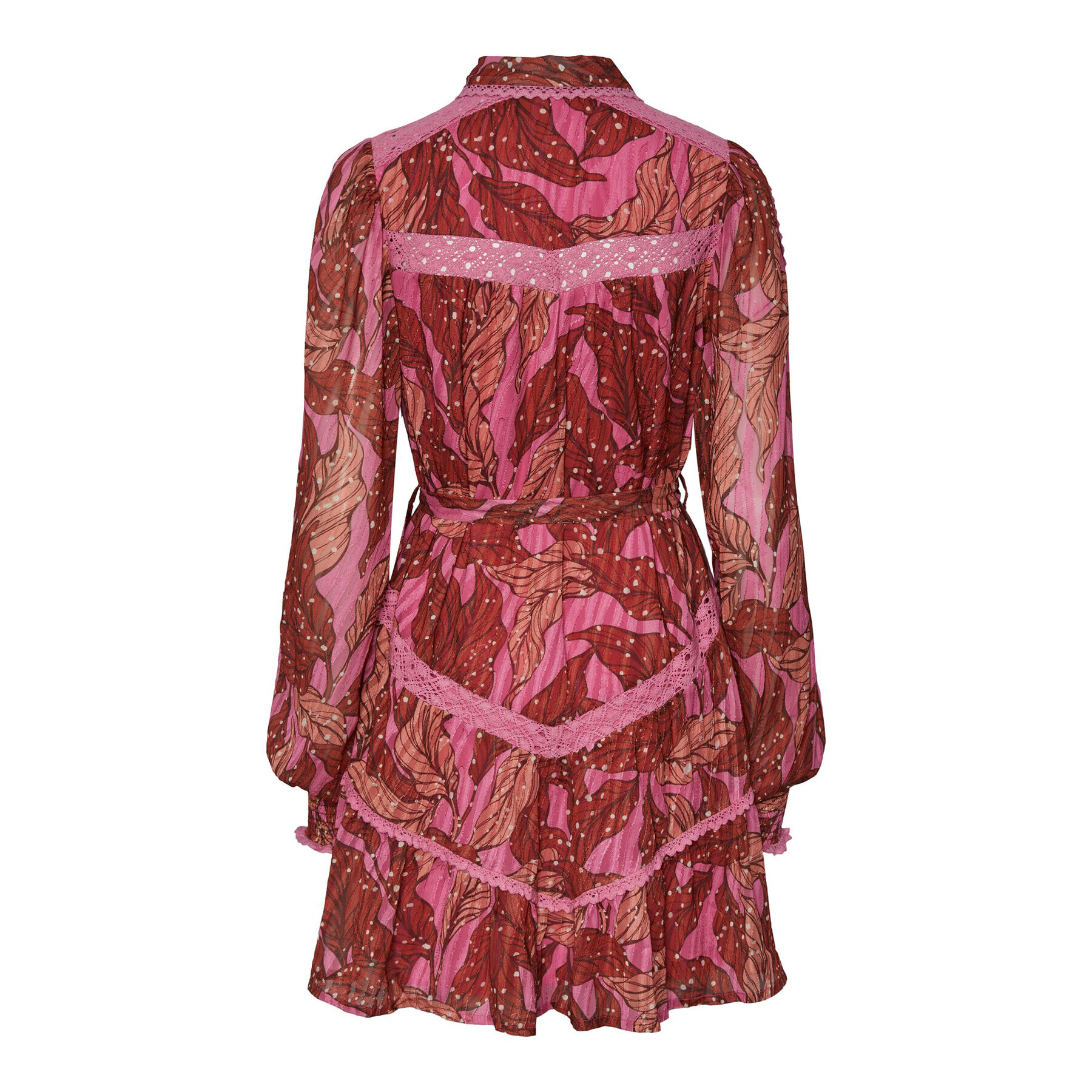 YAS Рокля 26030306 Виолетов Regular Fit - Pepit.bg