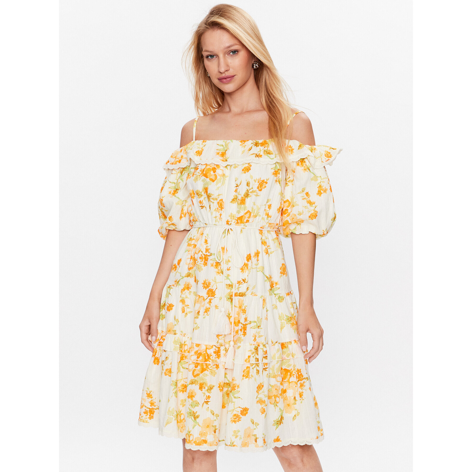YAS Рокля 26030872 Сив Loose Fit - Pepit.bg