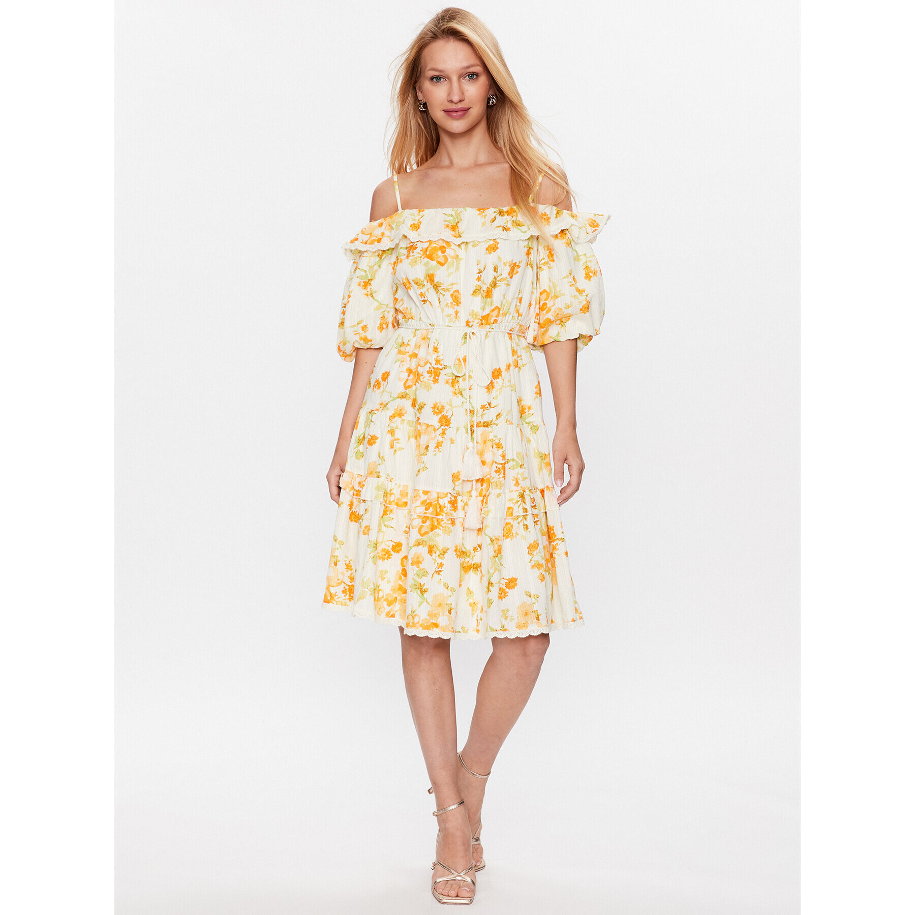 YAS Рокля 26030872 Сив Loose Fit - Pepit.bg