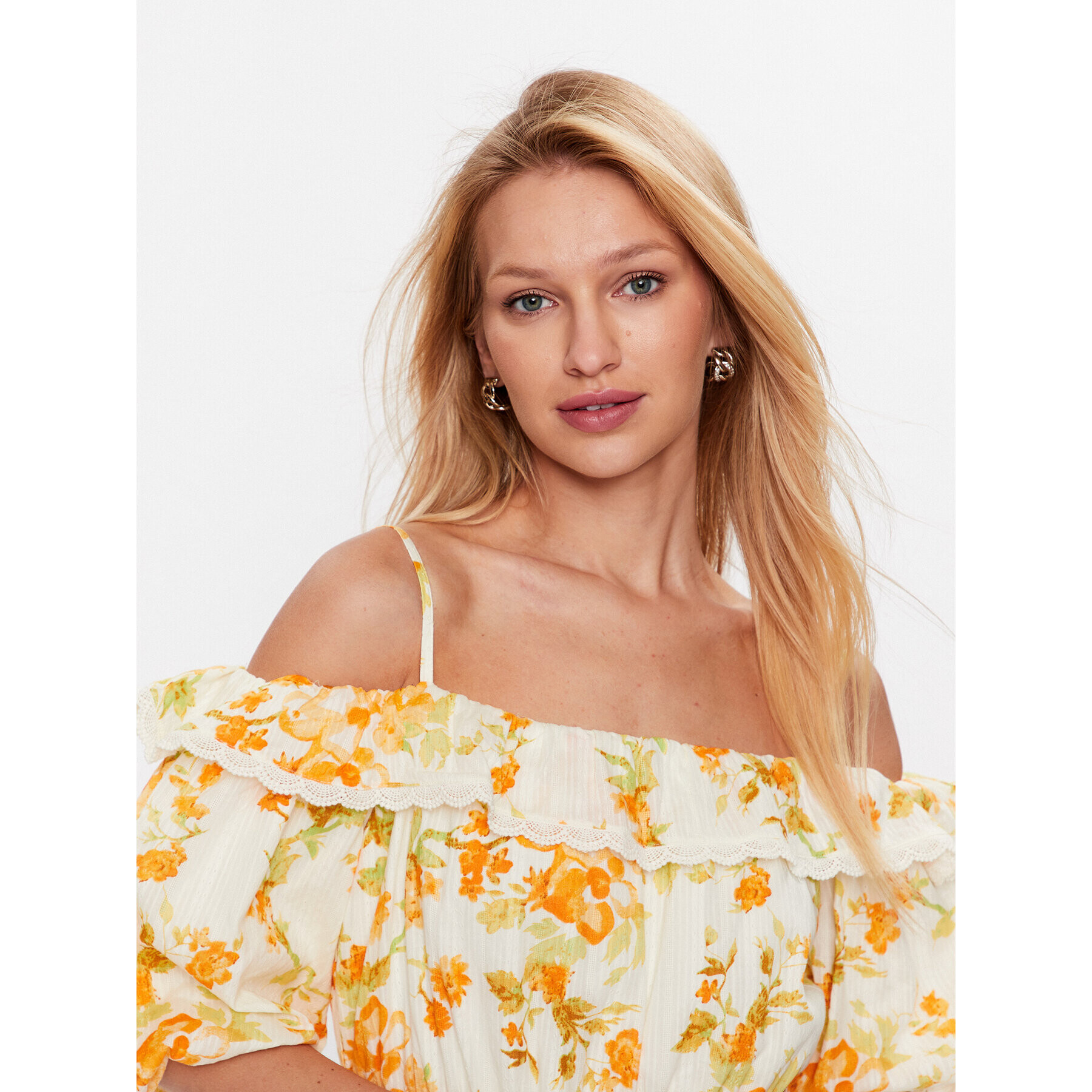 YAS Рокля 26030872 Сив Loose Fit - Pepit.bg