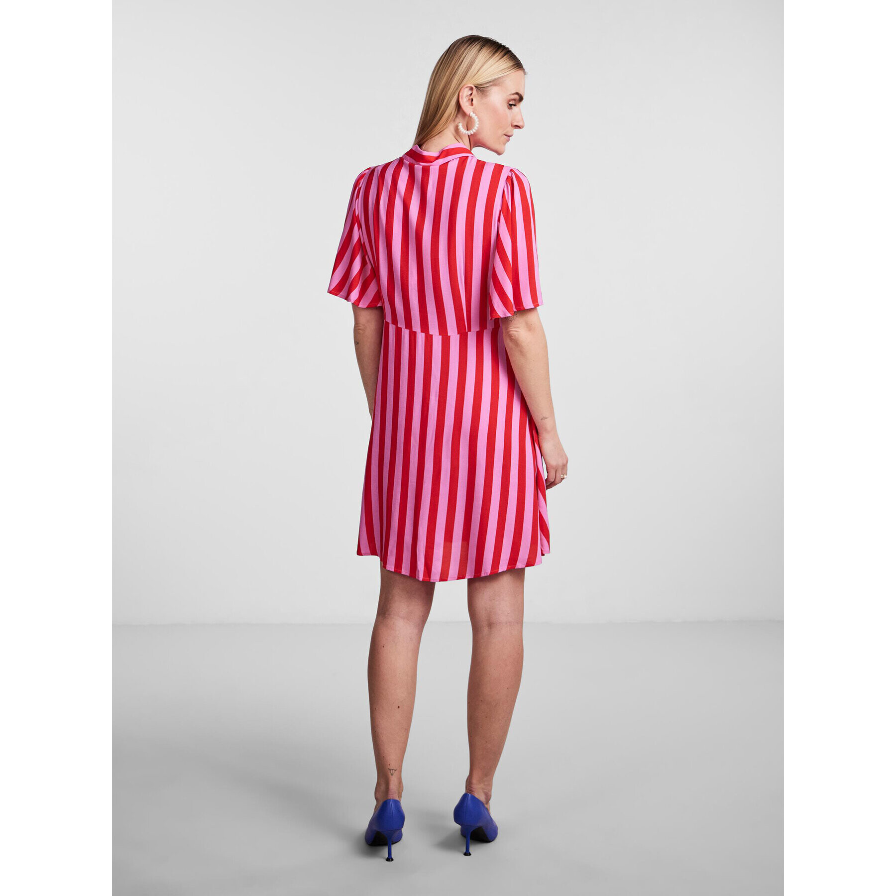 YAS Рокля тип риза Savanna 26029347 Виолетов Regular Fit - Pepit.bg