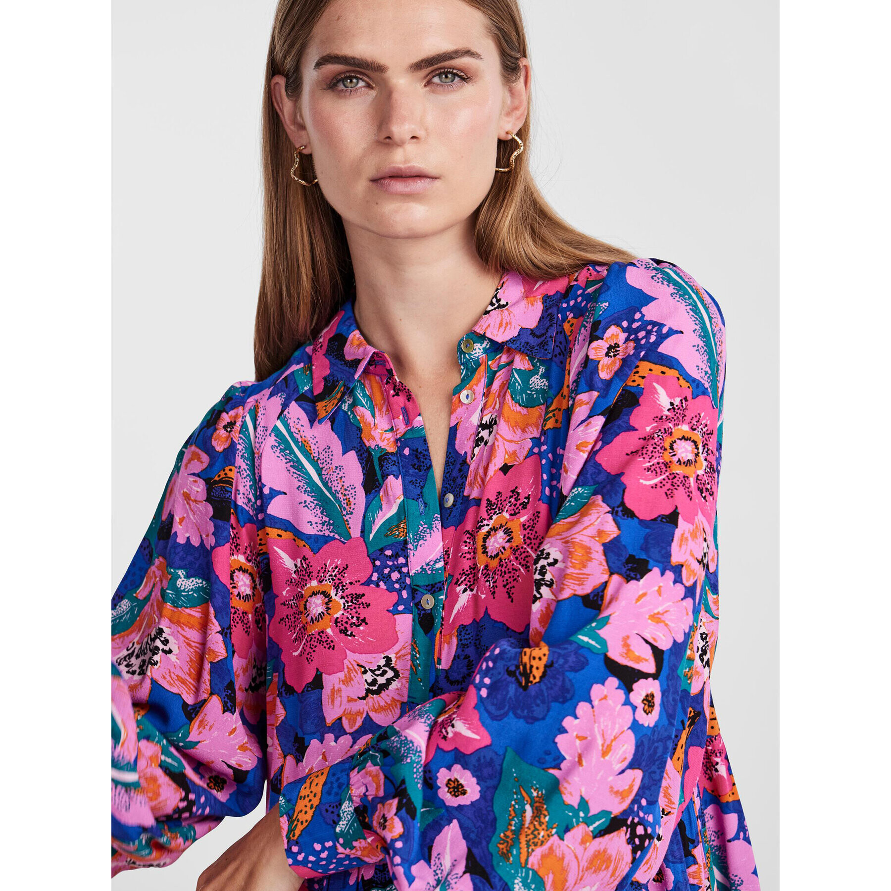 YAS Рокля тип риза 26030665 Цветен Regular Fit - Pepit.bg