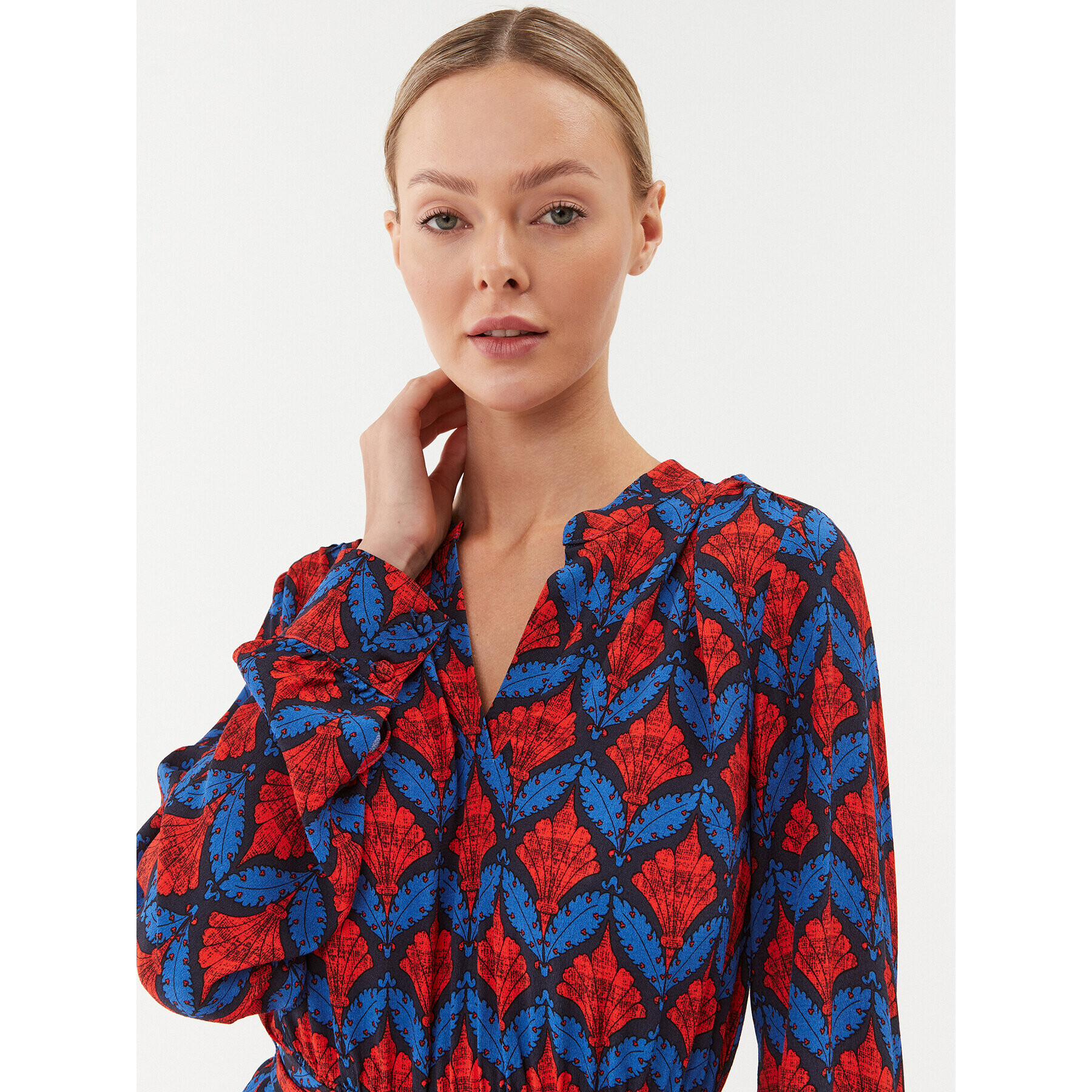 YAS Рокля тип риза 26030728 Цветен Regular Fit - Pepit.bg