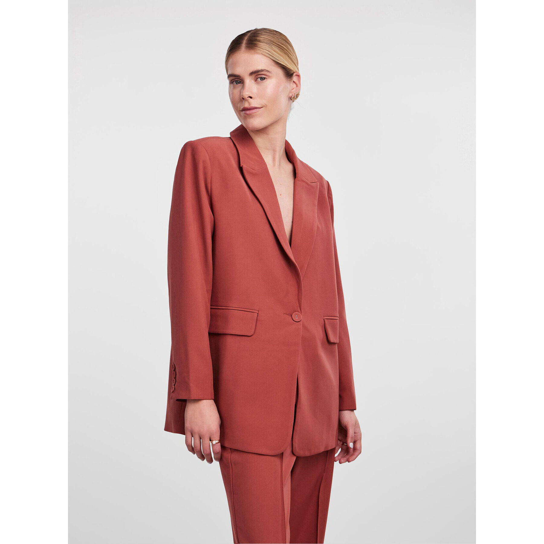 YAS Сако 26030762 Кафяв Regular Fit - Pepit.bg