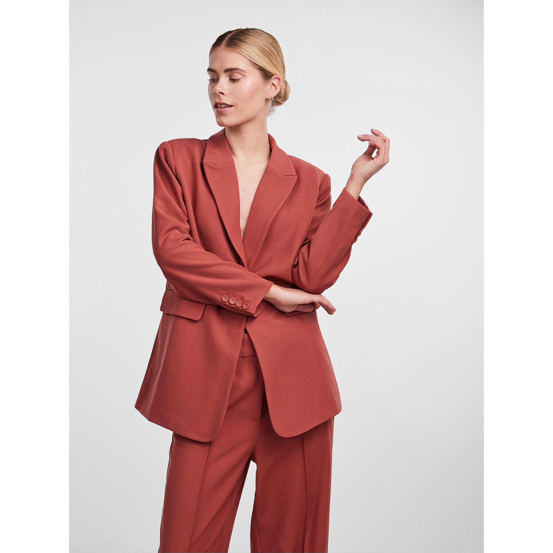 YAS Сако 26030762 Кафяв Regular Fit - Pepit.bg