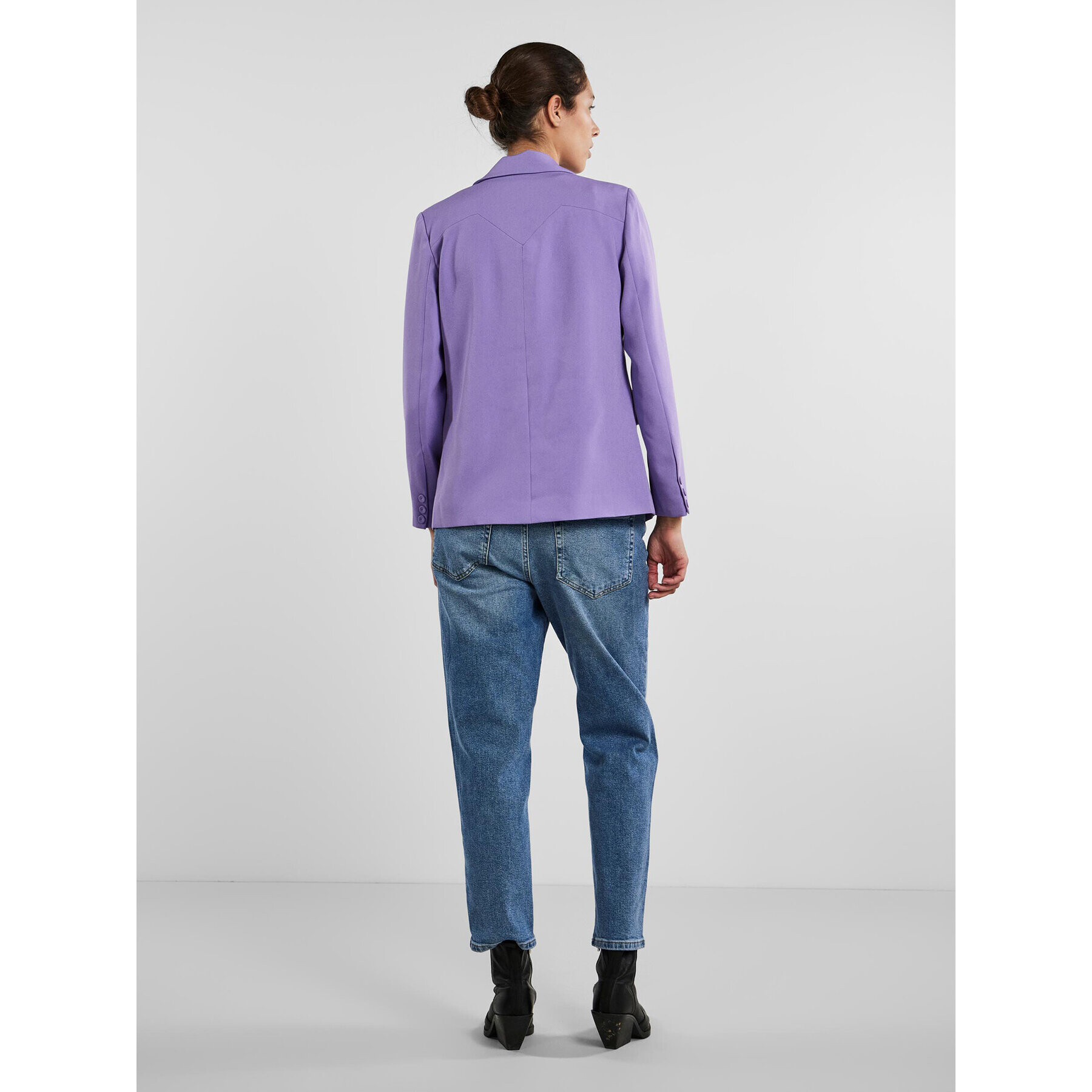 YAS Сако Bluris 26028353 Виолетов Regular Fit - Pepit.bg