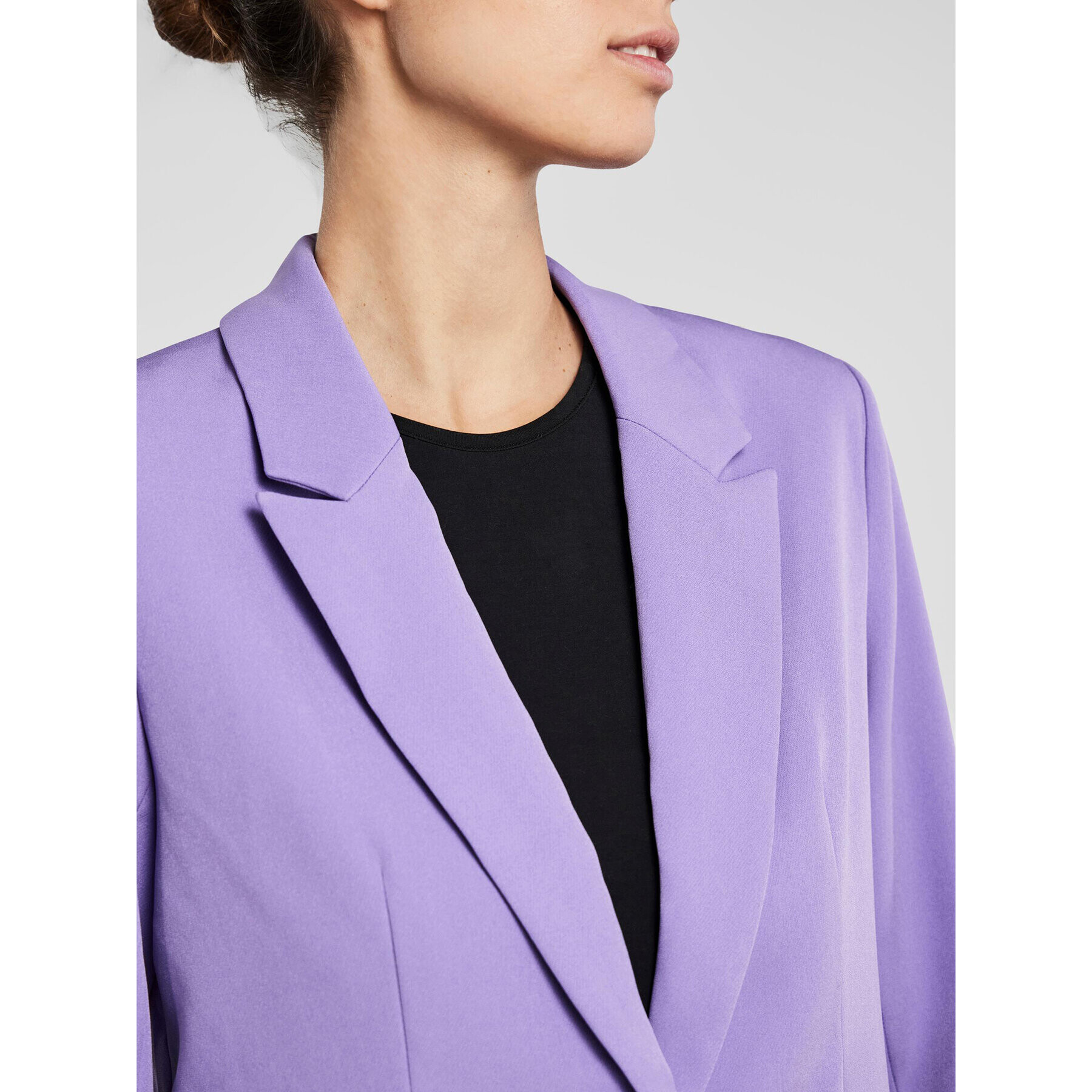 YAS Сако Bluris 26028353 Виолетов Regular Fit - Pepit.bg