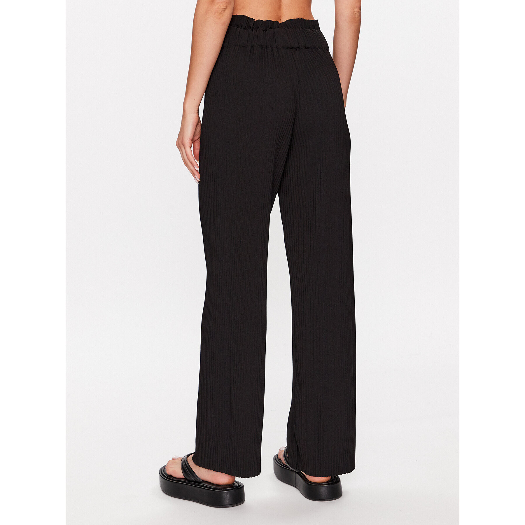 YAS Текстилни панталони 26028051 Черен Regular Fit - Pepit.bg
