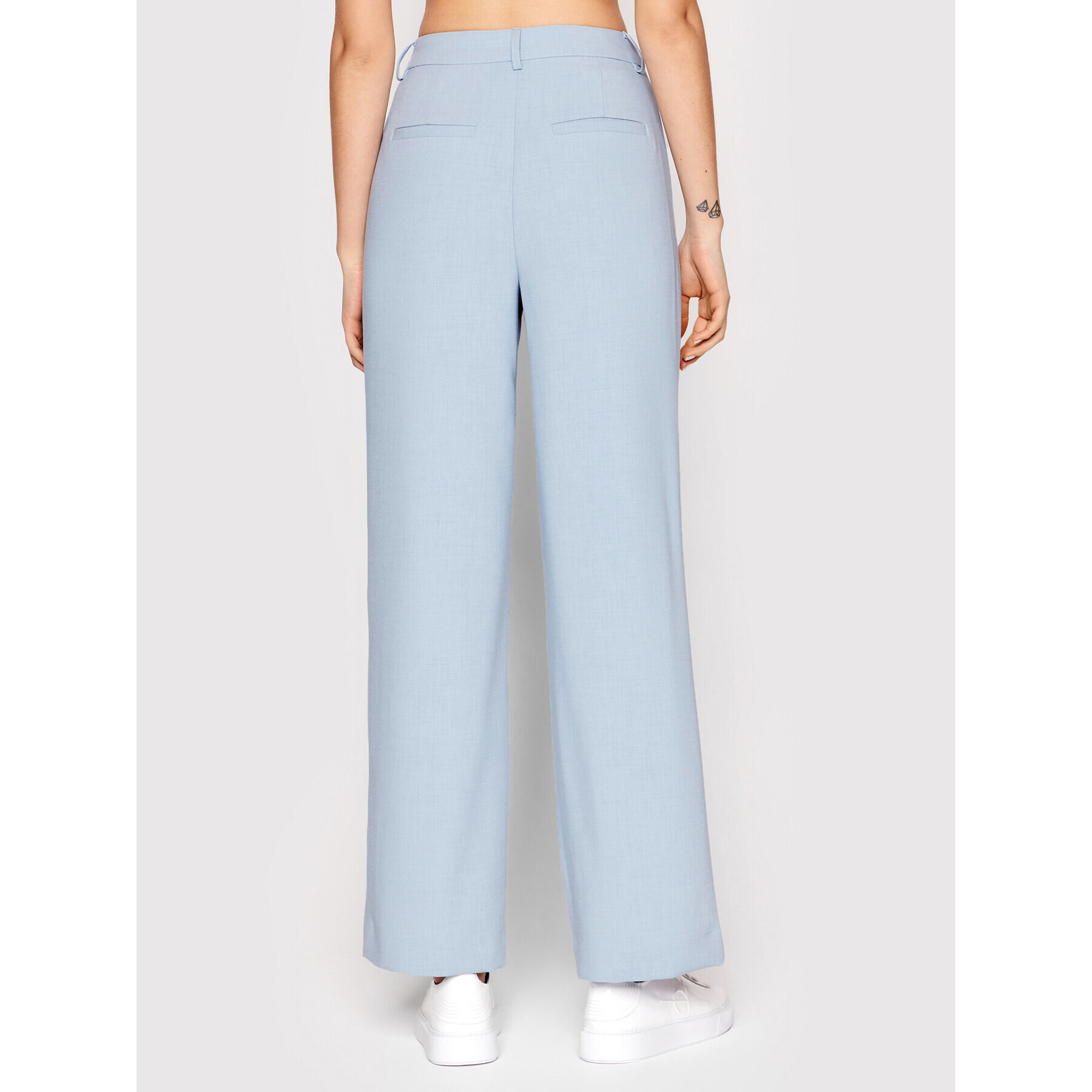 YAS Текстилни панталони Tucka 26026408 Син Relaxed Fit - Pepit.bg