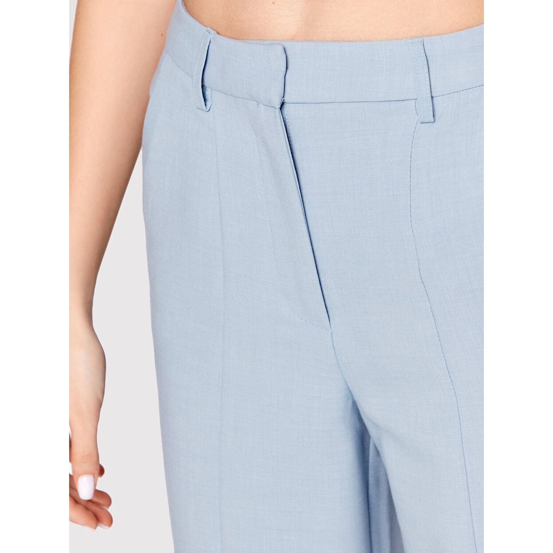YAS Текстилни панталони Tucka 26026408 Син Relaxed Fit - Pepit.bg