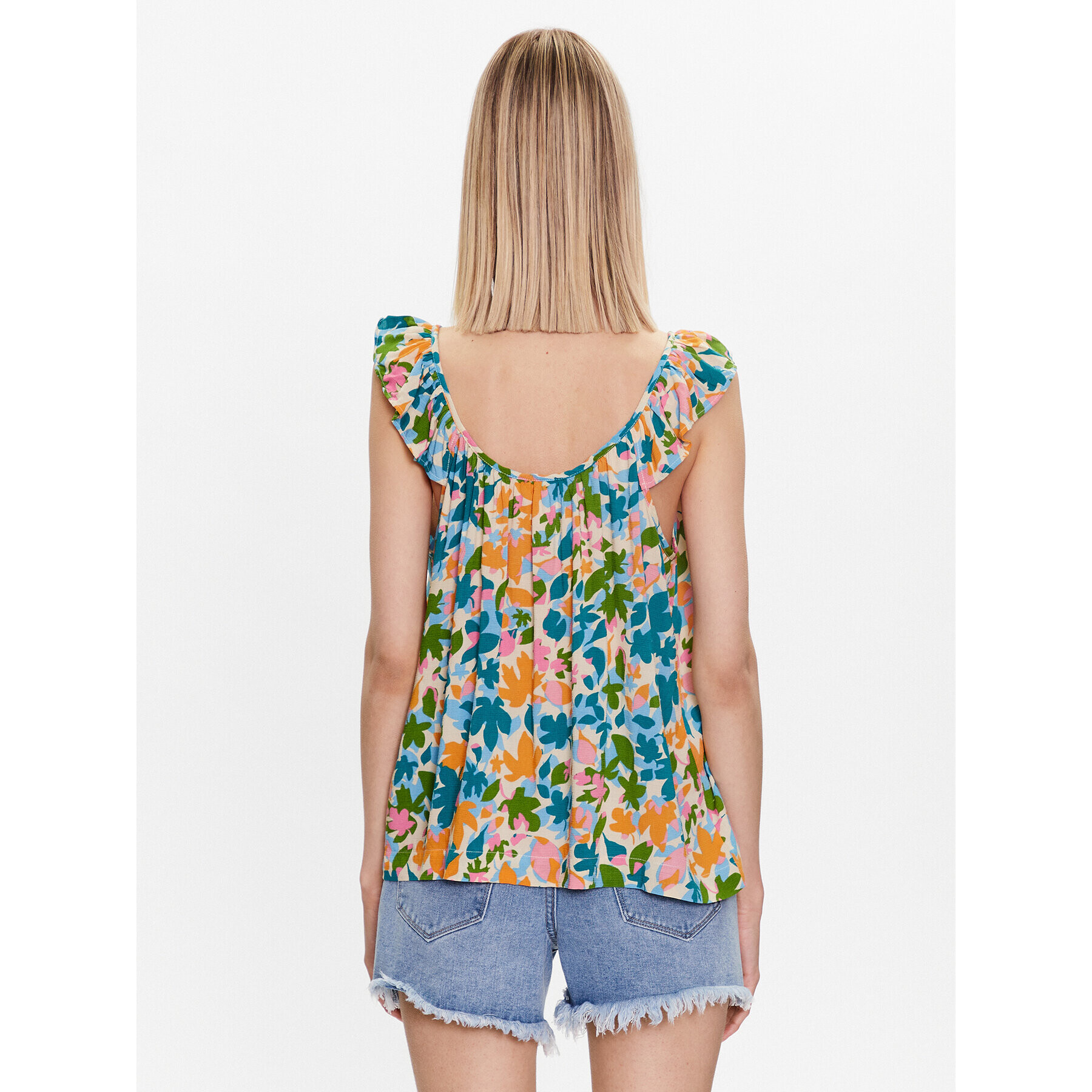YAS топ 26030016 Розов Loose Fit - Pepit.bg
