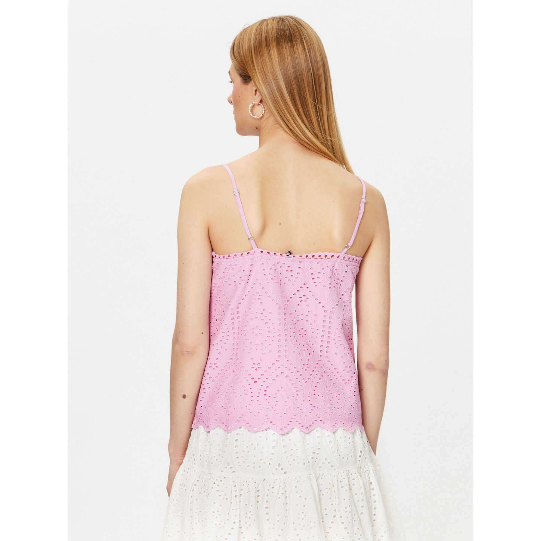 YAS топ Holi 26019495 Розов Regular Fit - Pepit.bg