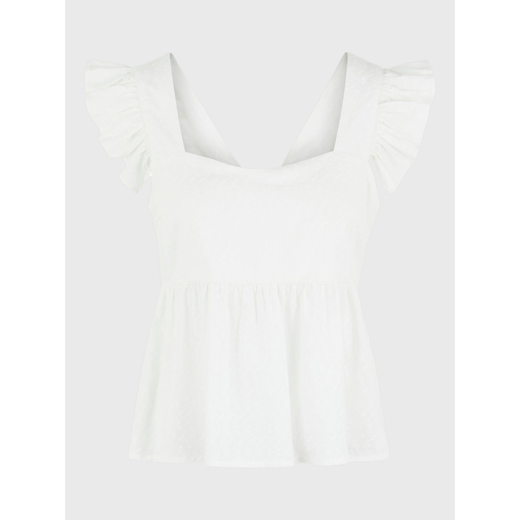 YAS топ Jogi 26026098 Бял Regular Fit - Pepit.bg