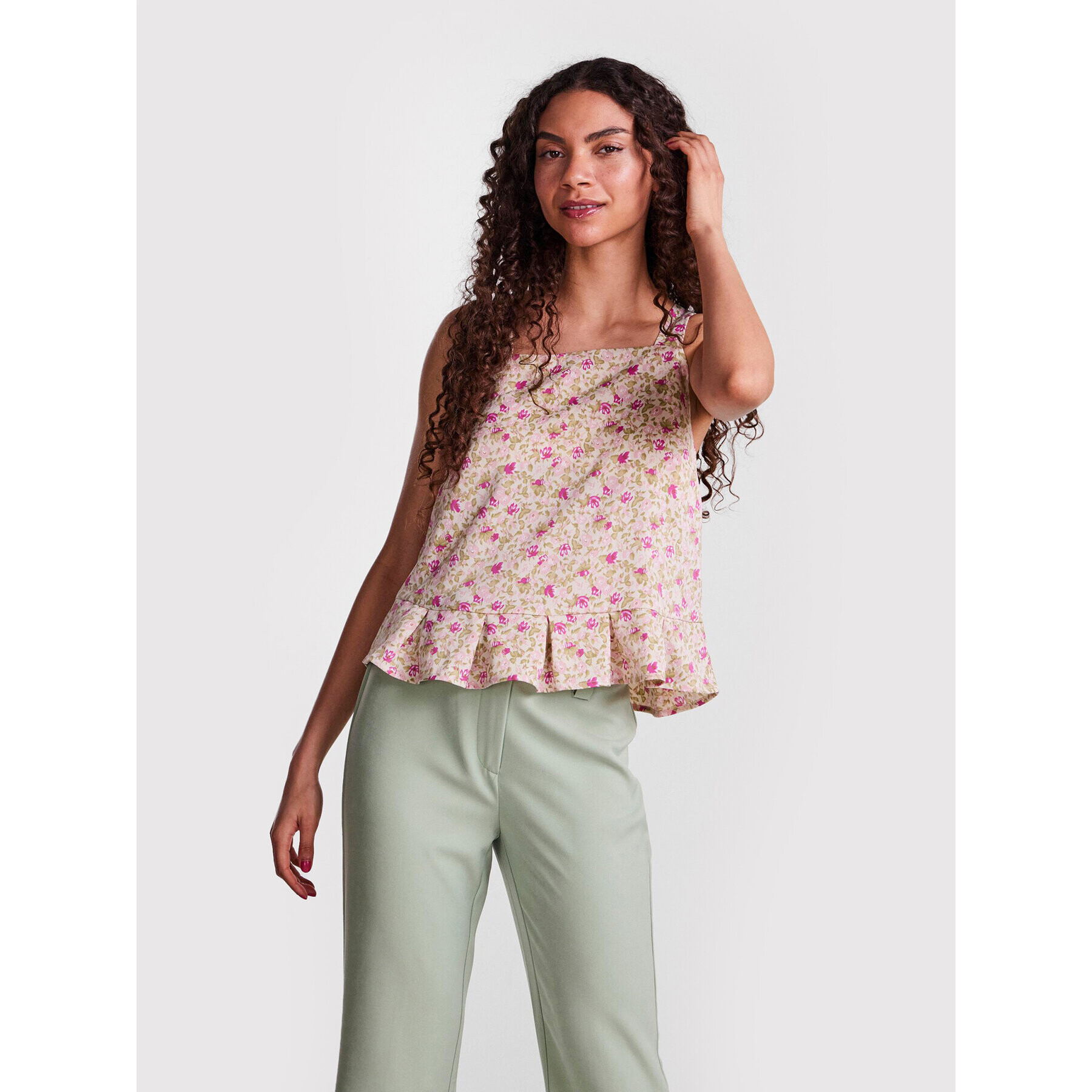 YAS топ Ohara 26026436 Цветен Boxy Fit - Pepit.bg