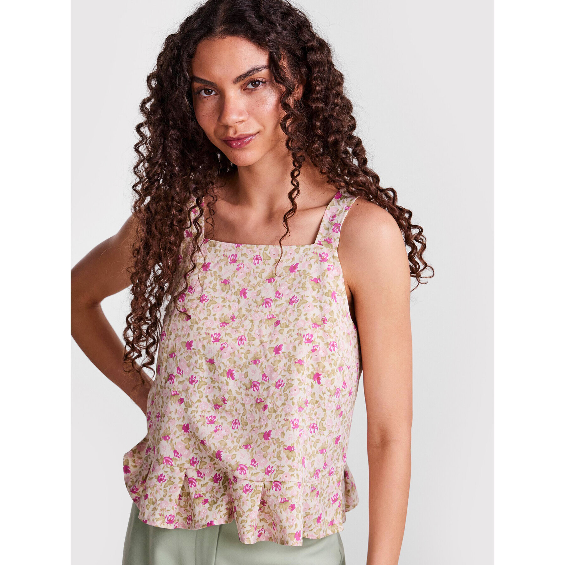 YAS топ Ohara 26026436 Цветен Boxy Fit - Pepit.bg
