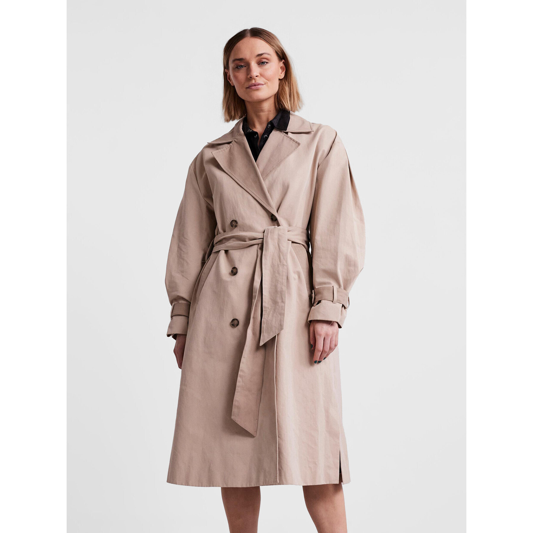 YAS Тренч Gloria 26026470 Бежов Oversize - Pepit.bg
