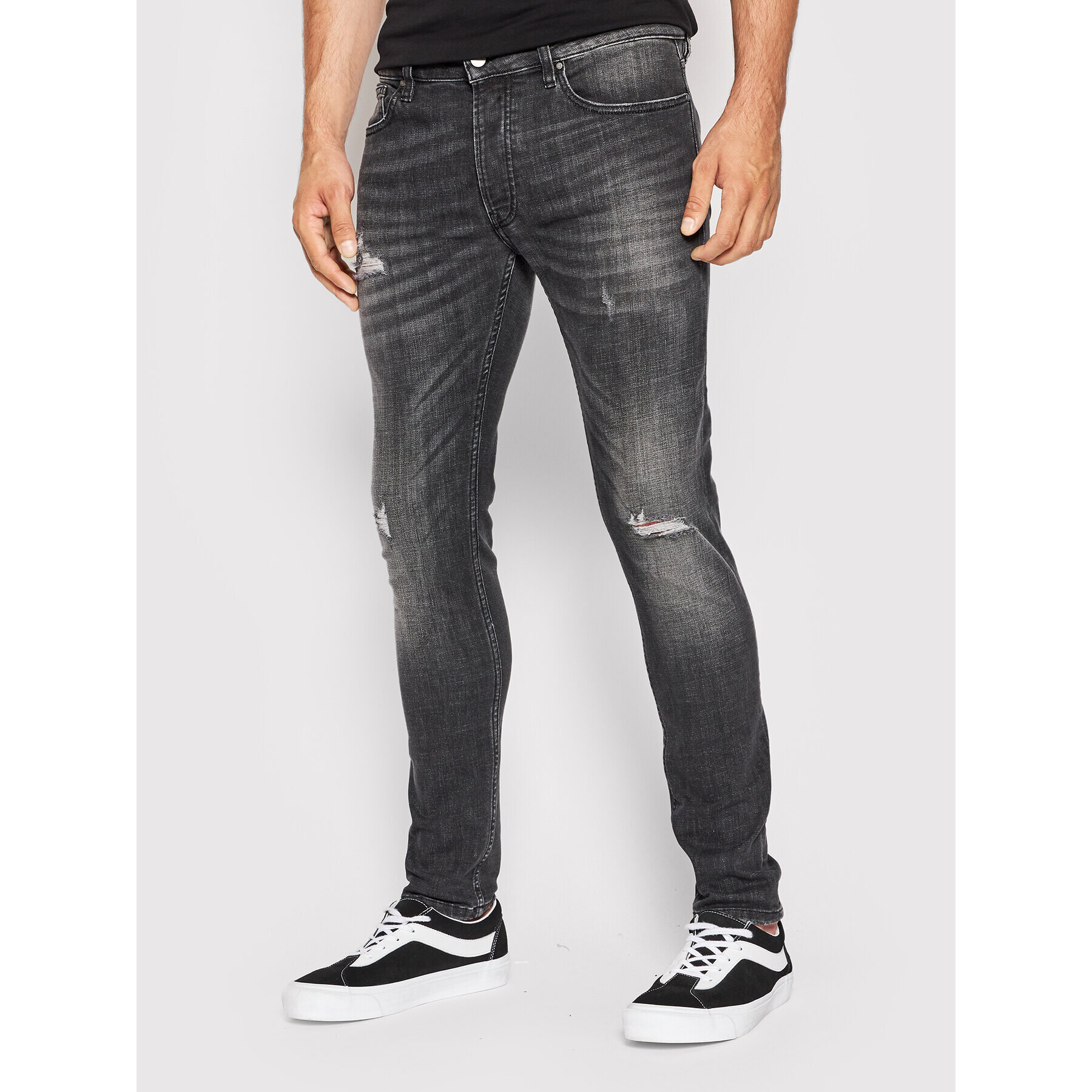 Young Poets Society Дънки Morten 107061 Сив Slim Fit - Pepit.bg