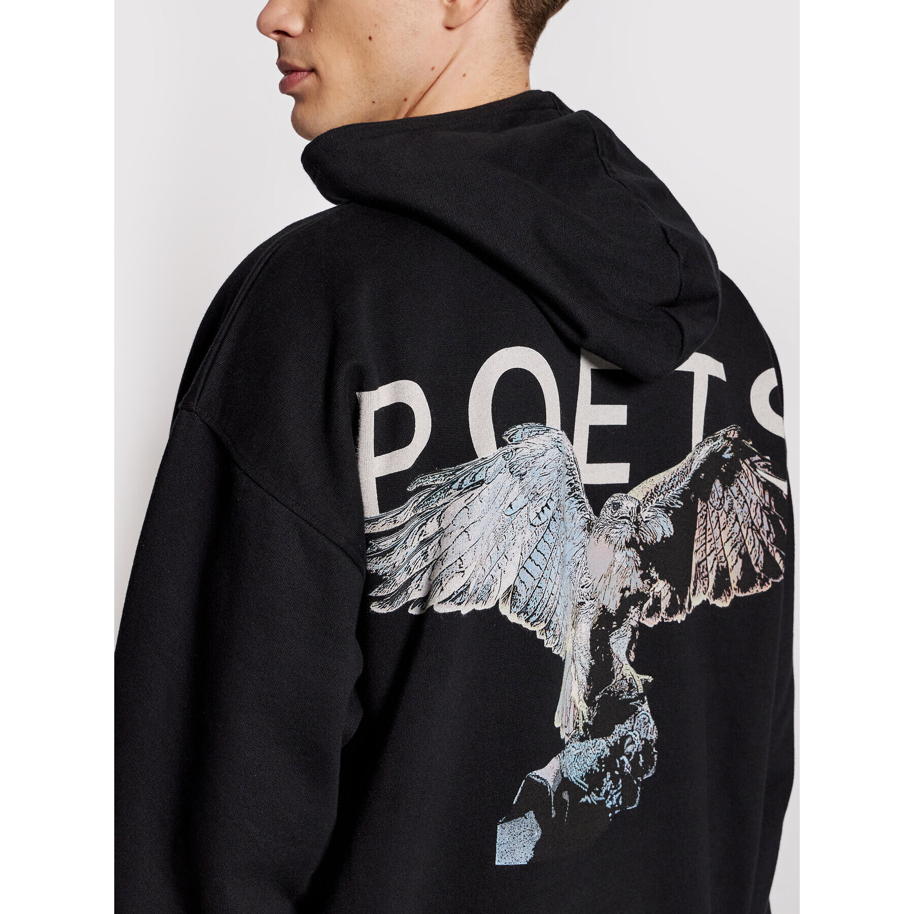 Young Poets Society Суитшърт Falcon Danis 106427 Черен Loose Fit - Pepit.bg