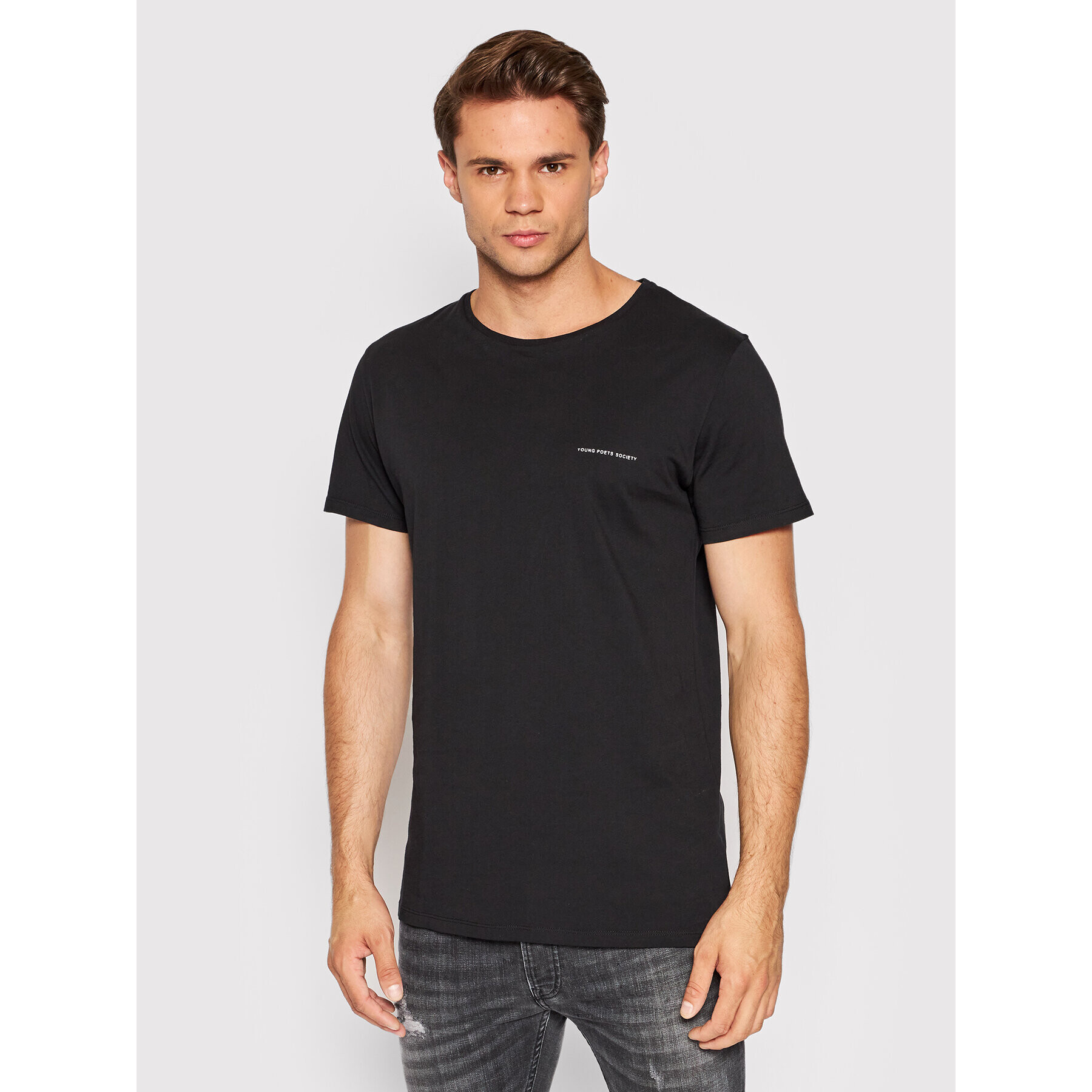 Young Poets Society Тишърт Hein 106619 Черен Regular Fit - Pepit.bg