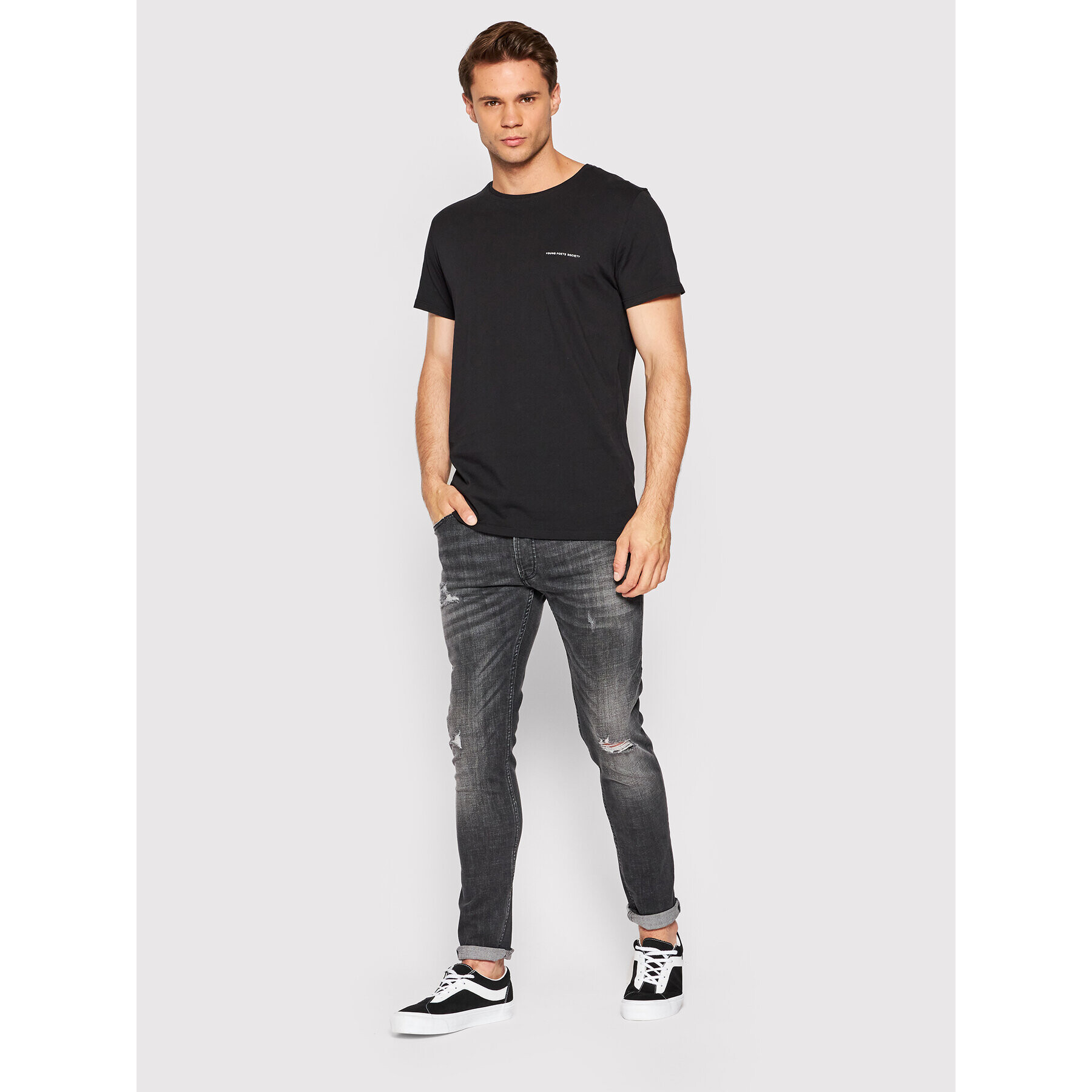 Young Poets Society Тишърт Hein 106619 Черен Regular Fit - Pepit.bg