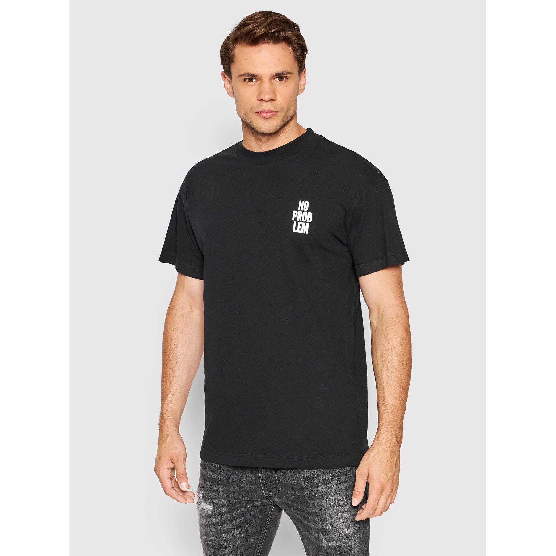 Young Poets Society Тишърт No Problem Daylen 222 107083 Черен Regular Fit - Pepit.bg