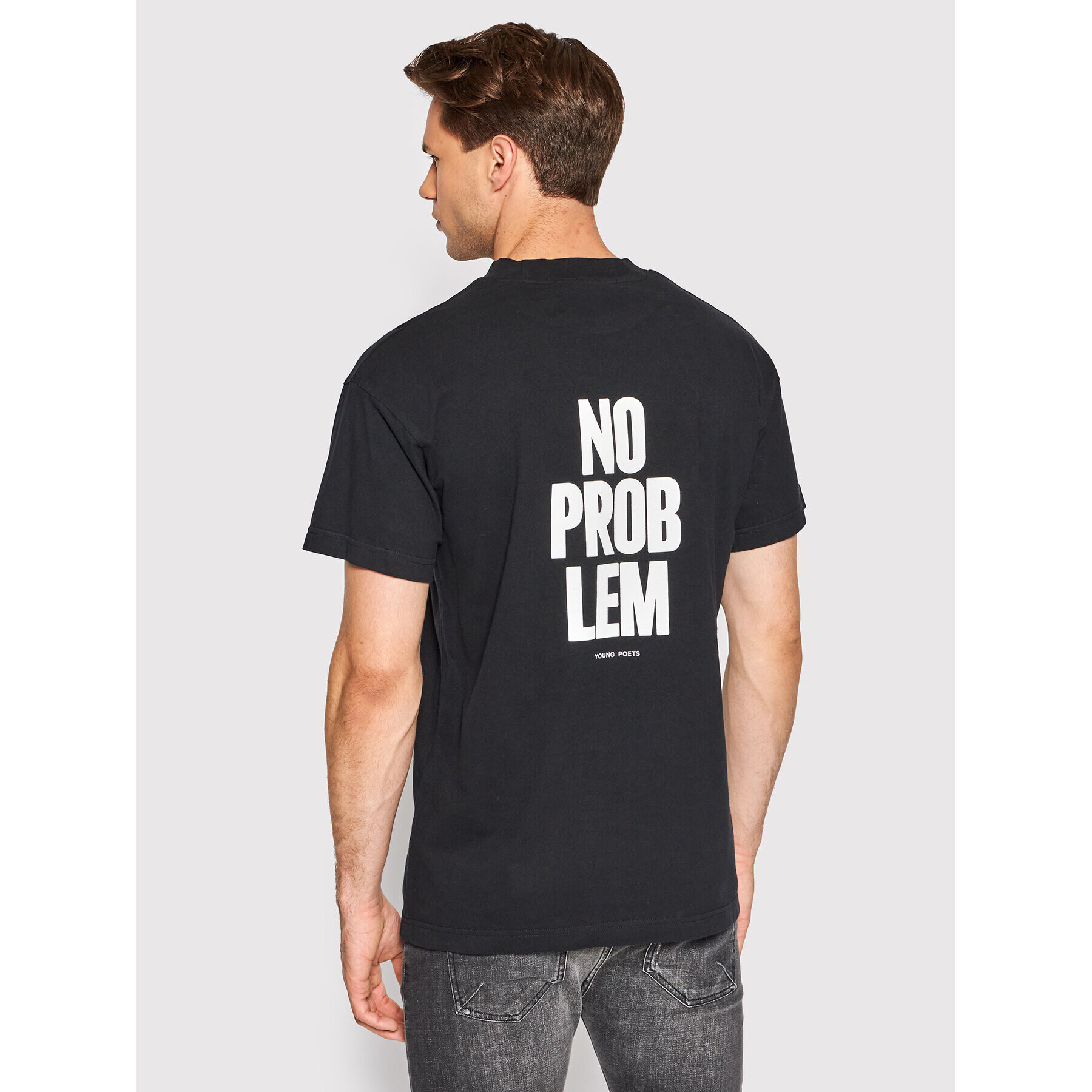 Young Poets Society Тишърт No Problem Daylen 222 107083 Черен Regular Fit - Pepit.bg
