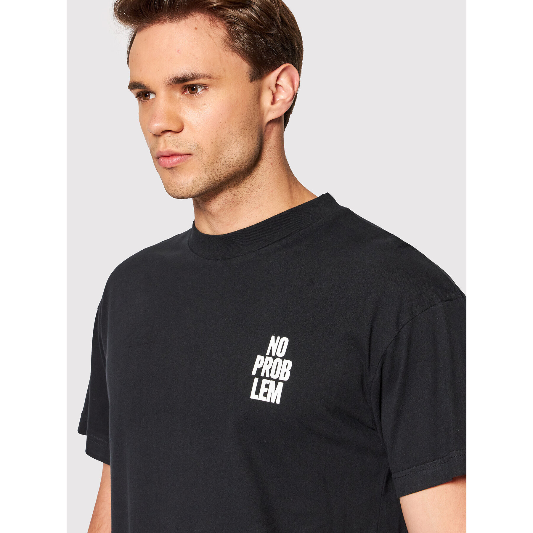 Young Poets Society Тишърт No Problem Daylen 222 107083 Черен Regular Fit - Pepit.bg