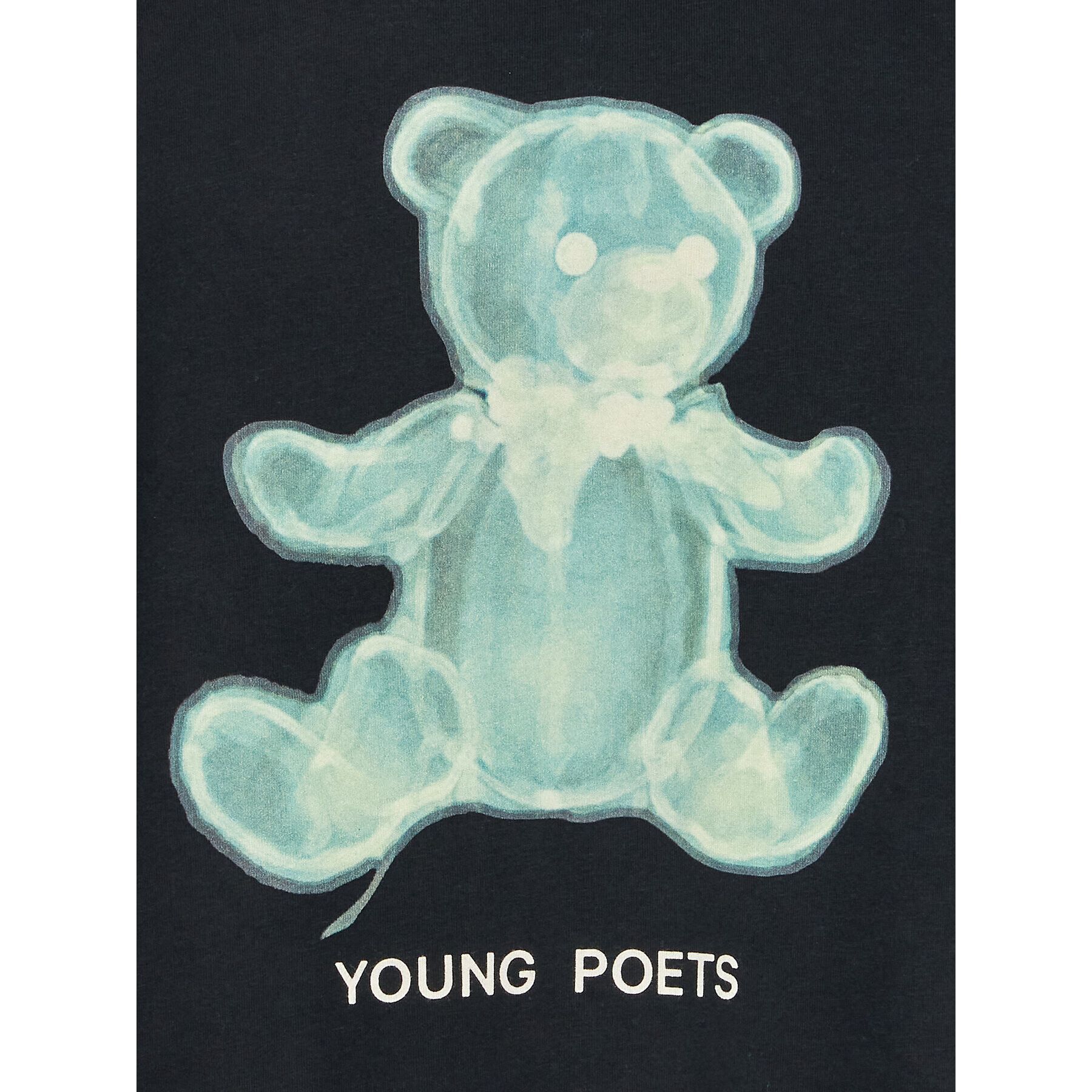 Young Poets Society Тишърт Teddy 0000301129141 Черен Regular Fit - Pepit.bg