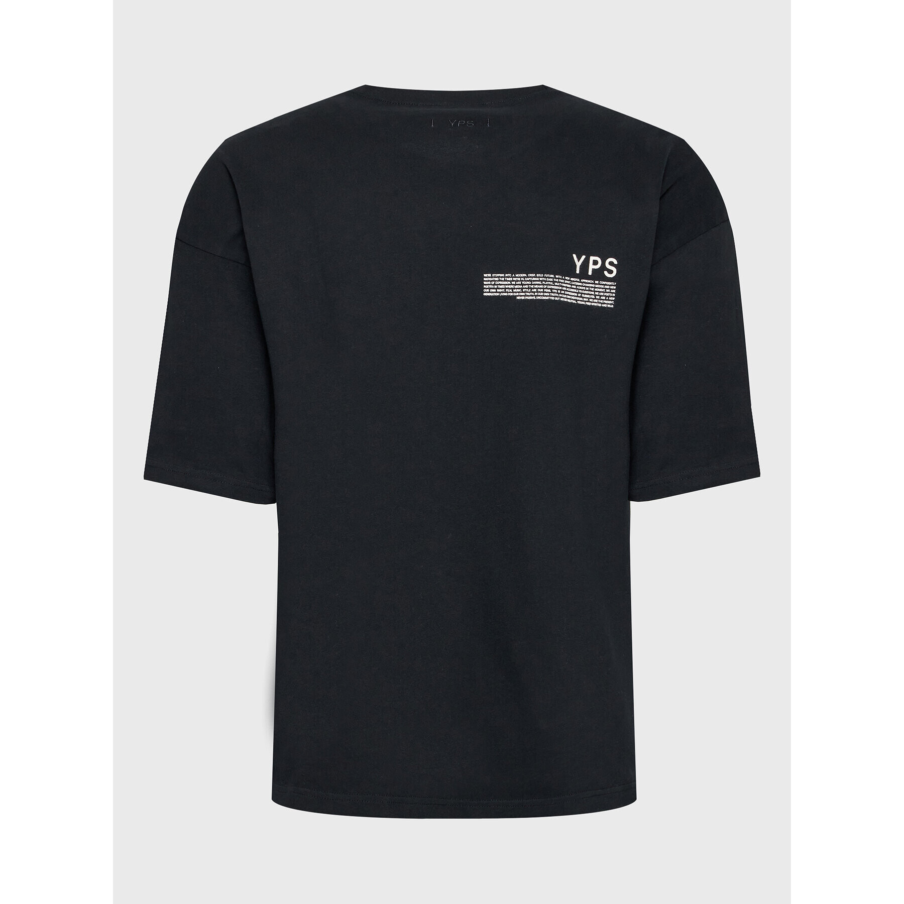 Young Poets Society Тишърт Teddy 107683 Черен Regular Fit - Pepit.bg