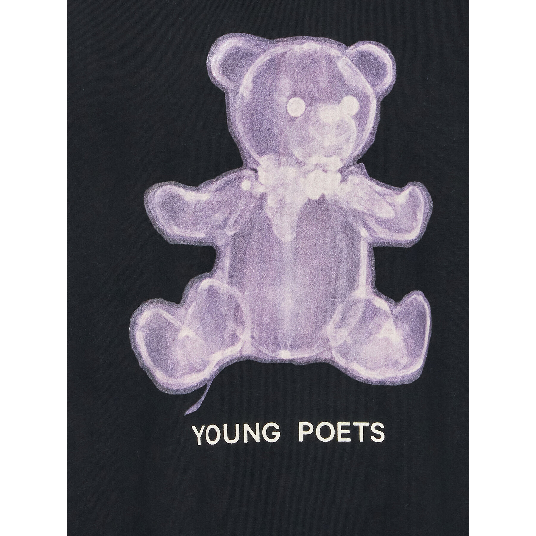 Young Poets Society Тишърт Teddy 107683 Черен Regular Fit - Pepit.bg