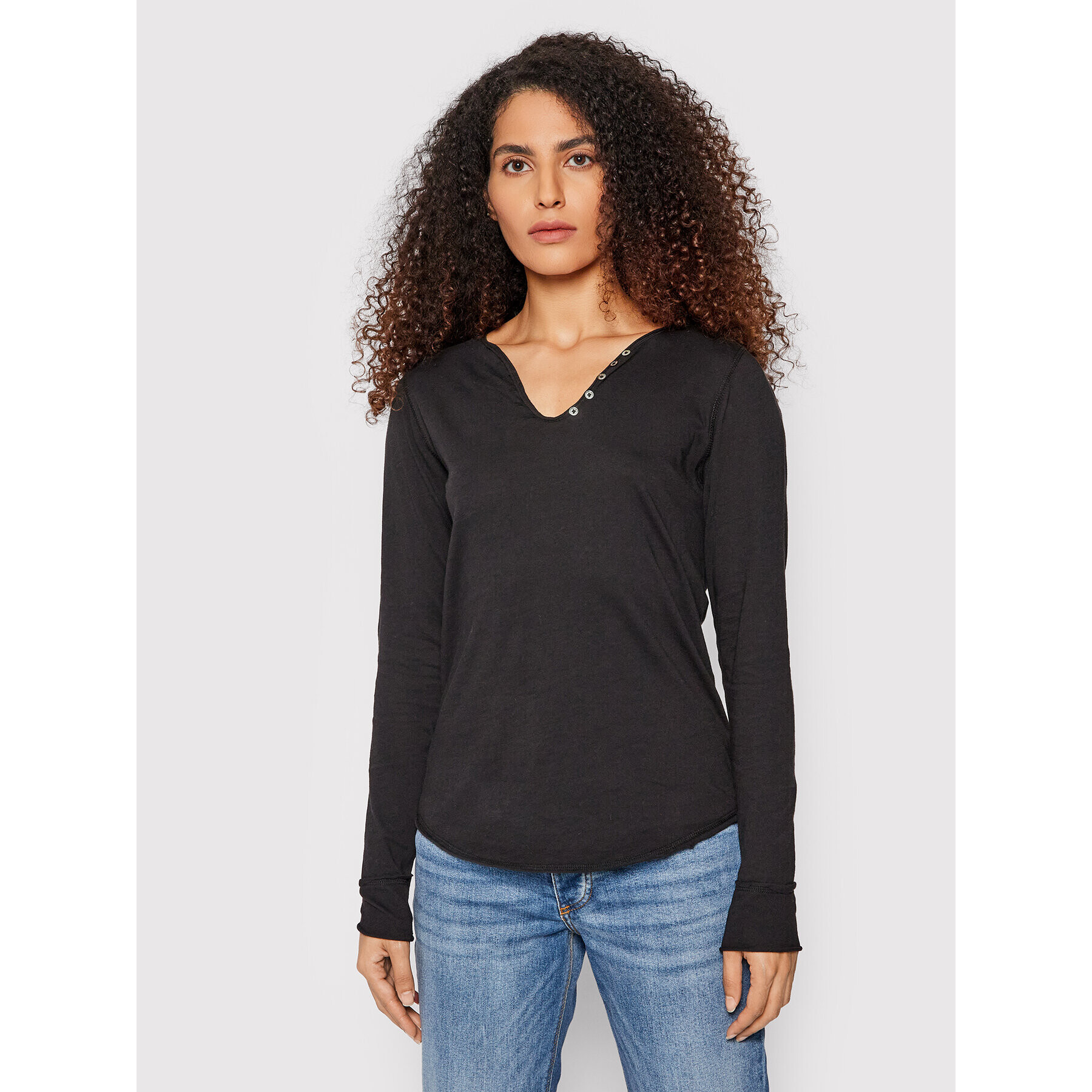 Zadig&Voltaire Блуза Tunisien Jrda WKTS7414F Черен Regular Fit - Pepit.bg
