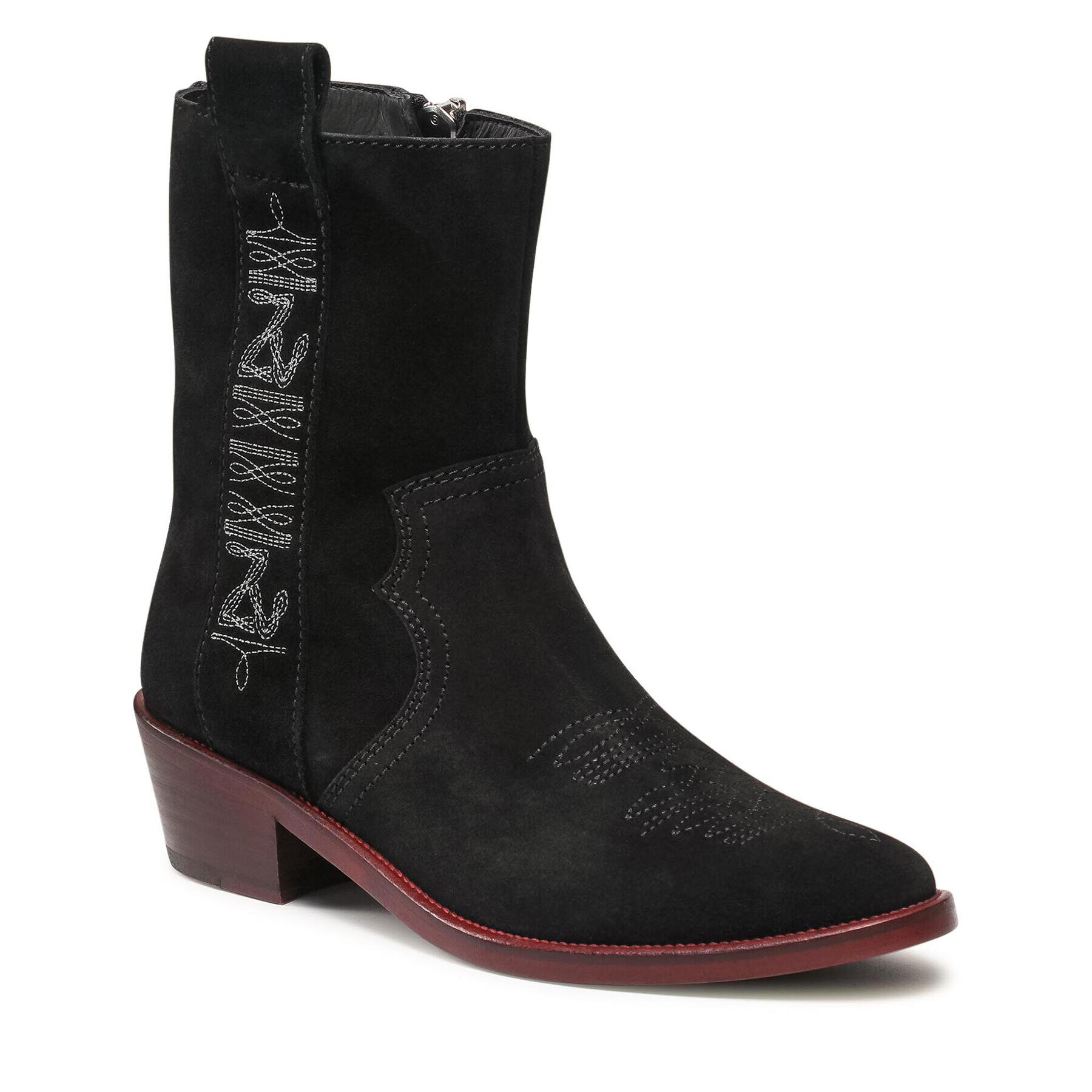 Zadig&Voltaire Боти Pilar High WKAA1720F Черен - Pepit.bg