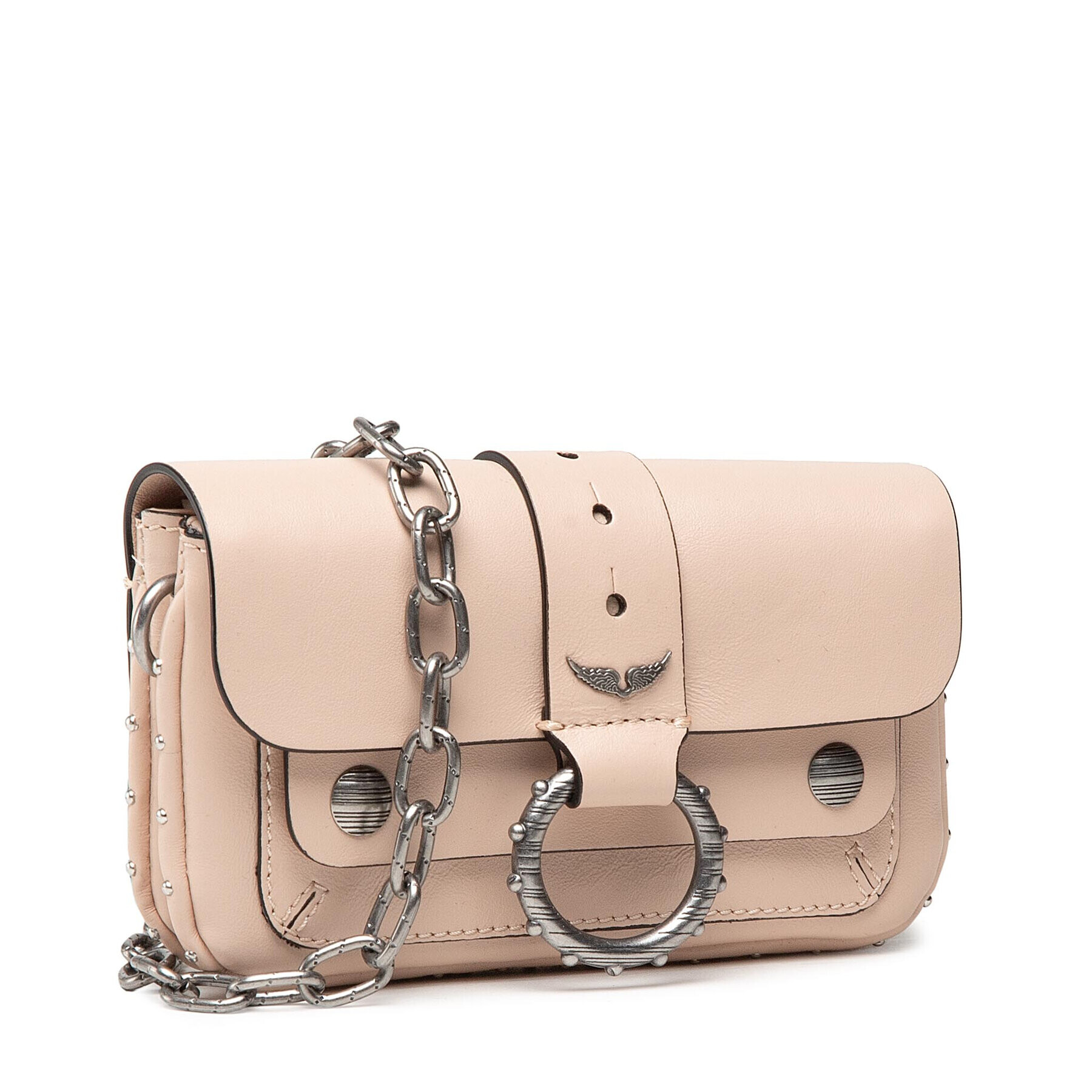 Zadig&Voltaire Дамска чанта Kate Wallet Smooth CalWKAC2014F Розов - Pepit.bg
