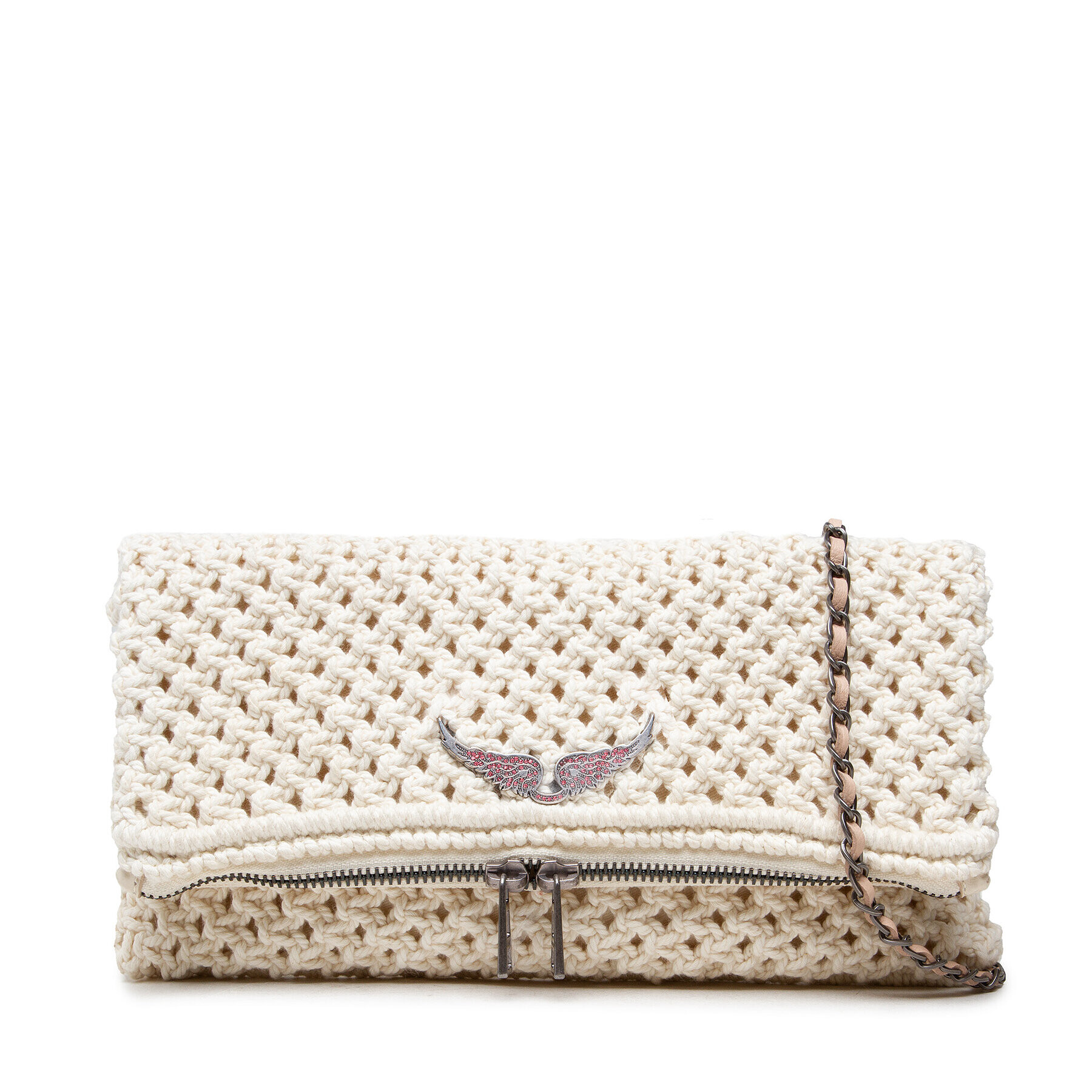 Zadig&Voltaire Дамска чанта Rock Macrame LWBA00114 Бежов - Pepit.bg