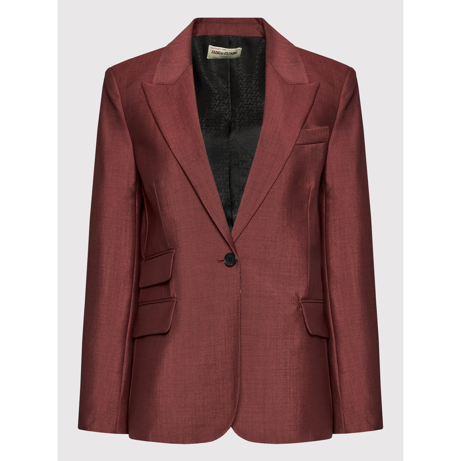 Zadig&Voltaire Сако Venus Tailleur Colore WWBL00015 Бордо Regular Fit - Pepit.bg