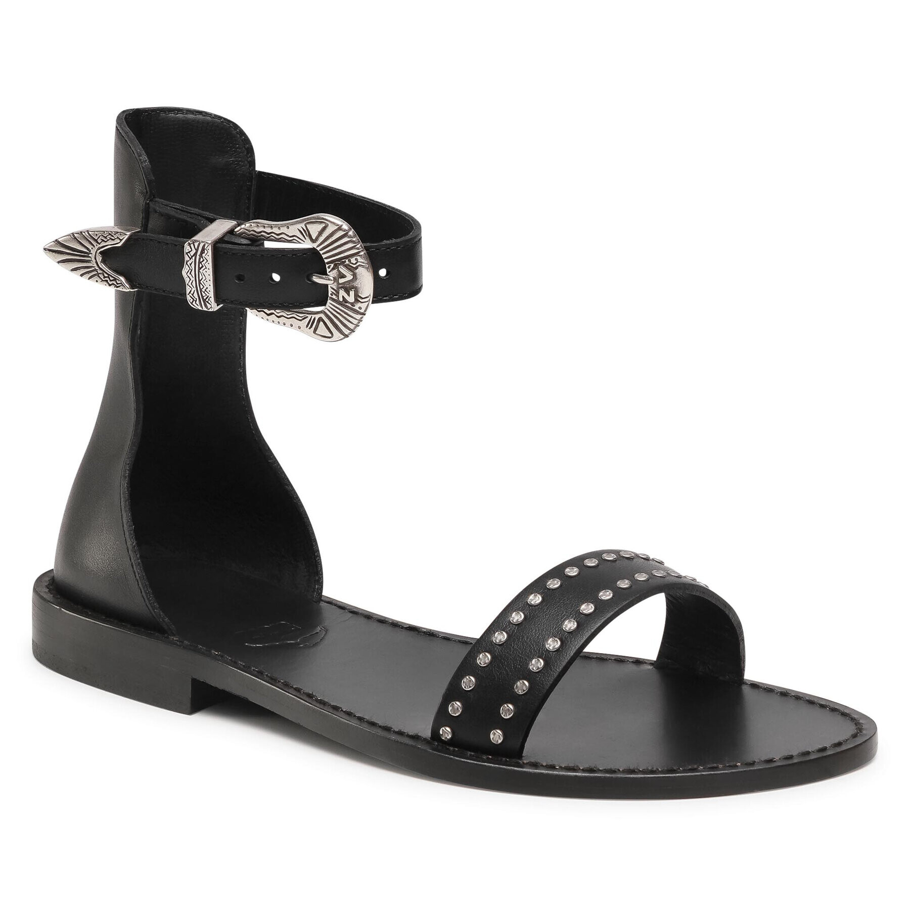 Zadig&Voltaire Сандали Ever Alta Smooth Calfskin SKAC1710F Черен - Pepit.bg