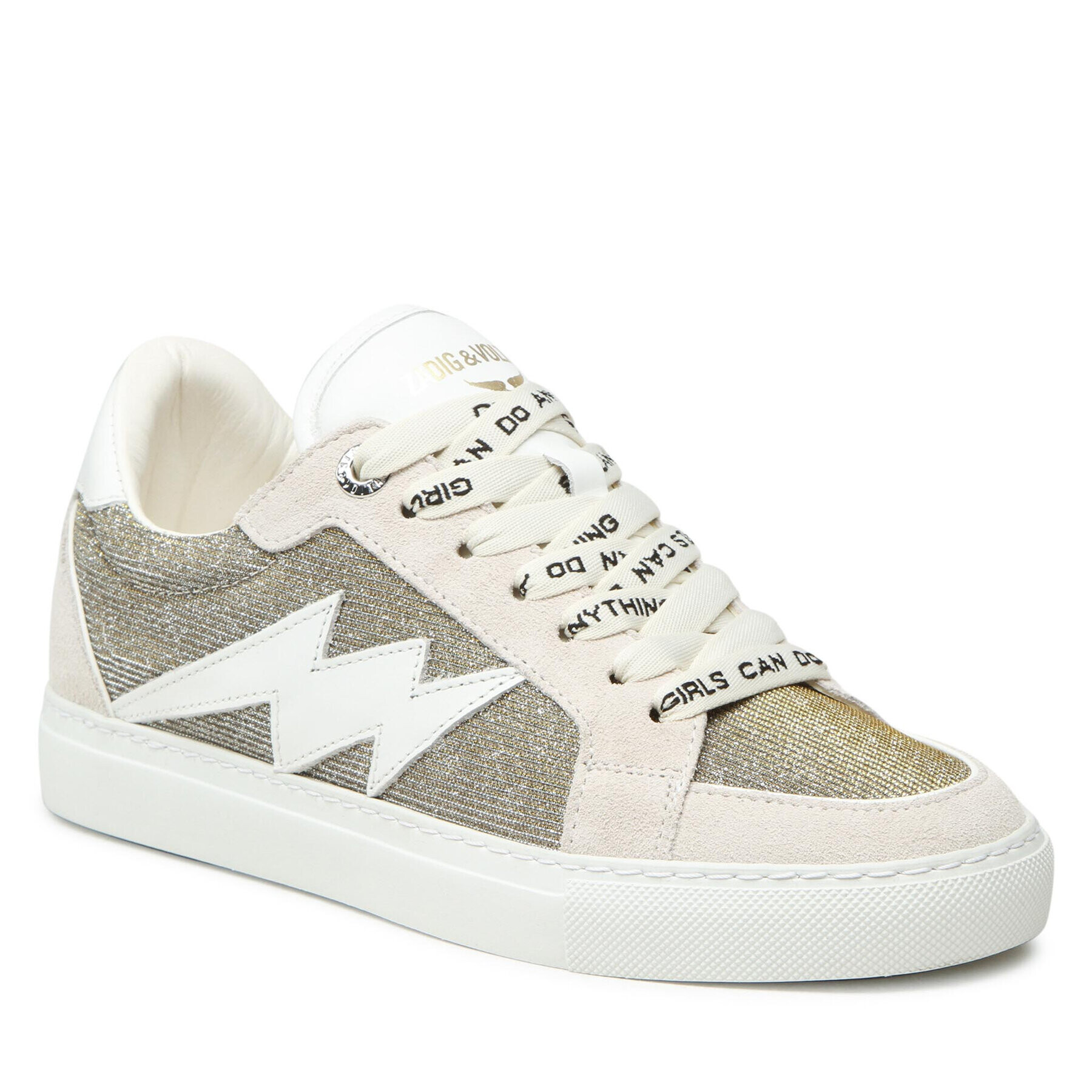 Zadig&Voltaire Сникърси Sparkle SWSN00020 Бежов - Pepit.bg