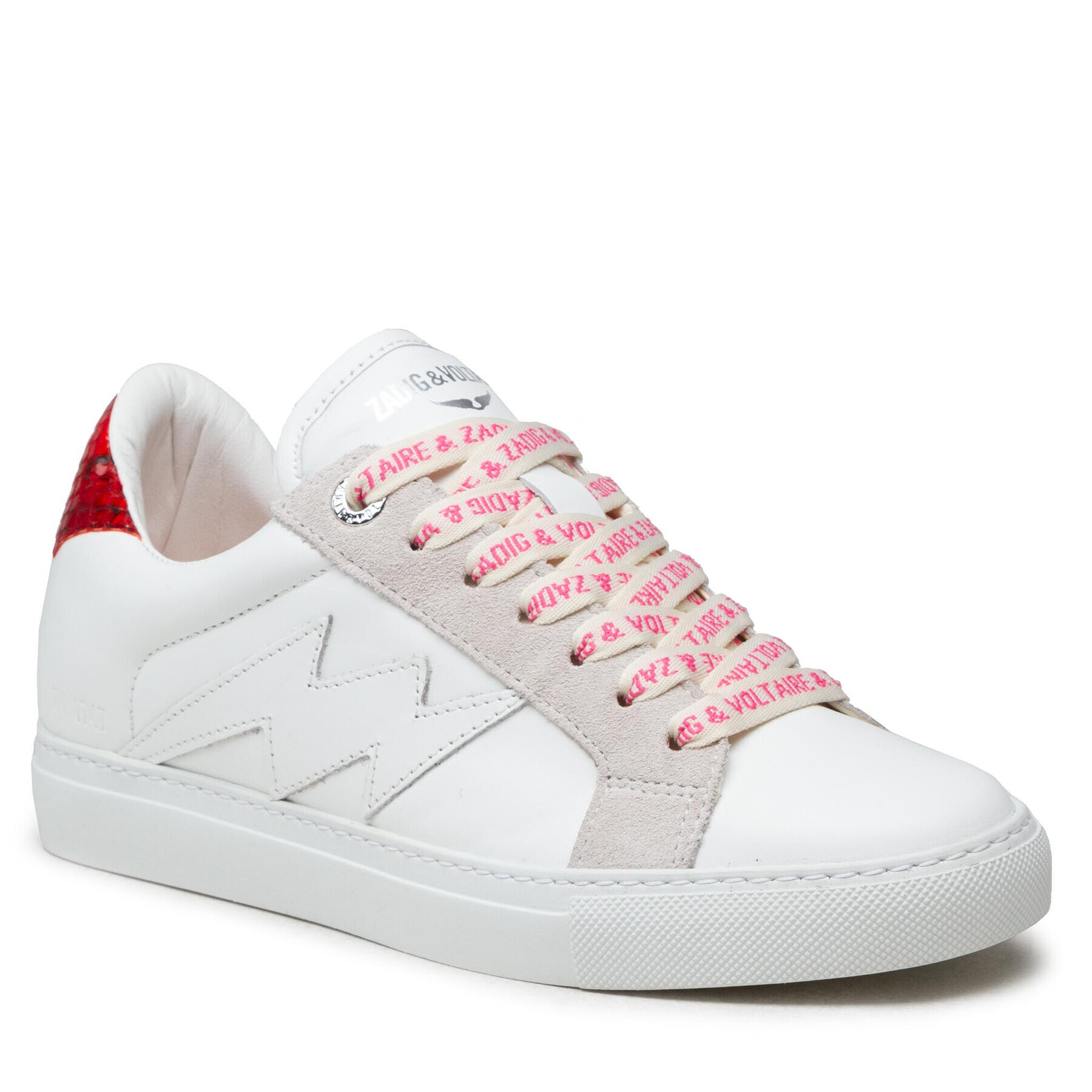 Zadig&Voltaire Сникърси World 36 SWSN00016 Бял - Pepit.bg