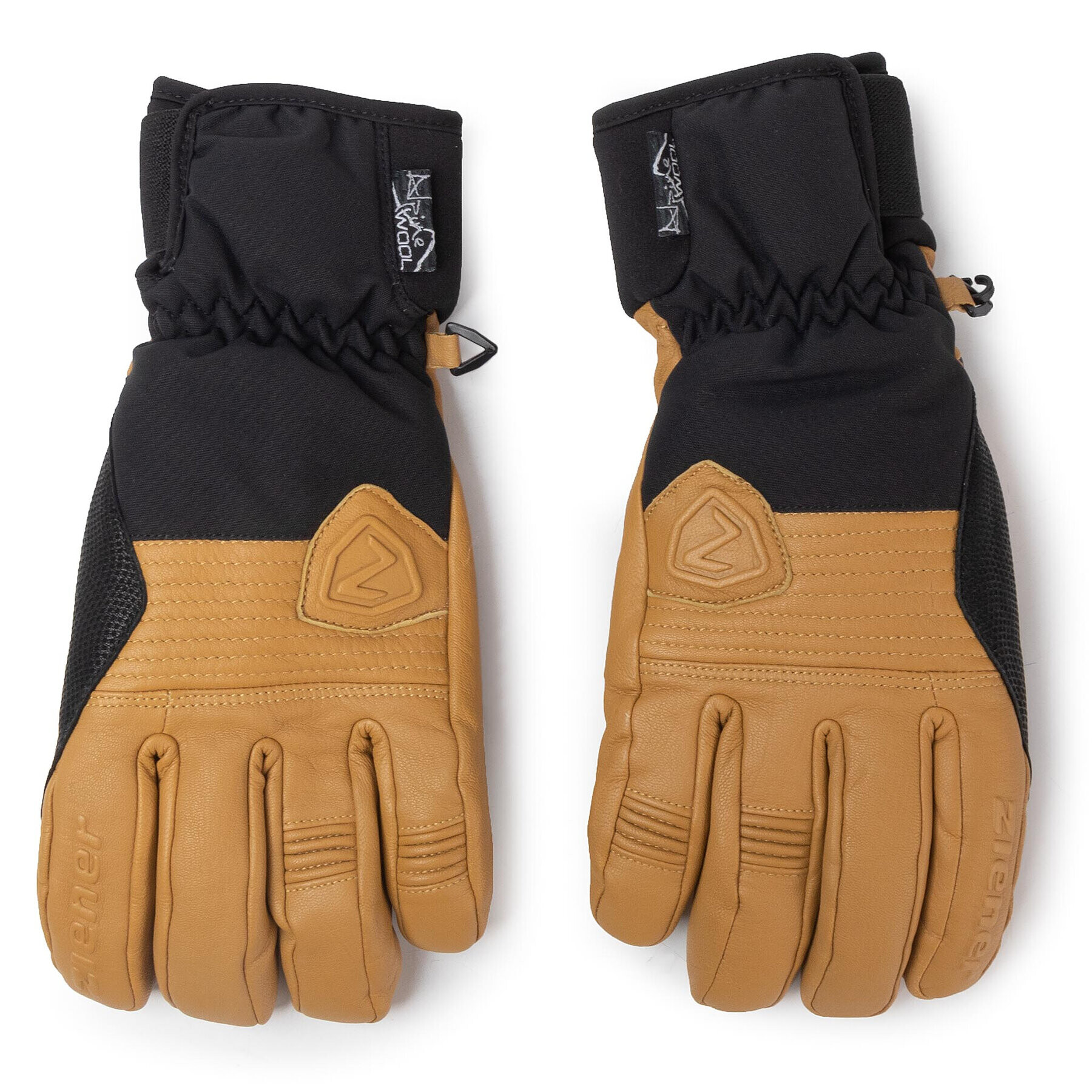 Ziener Ръкавици за ски Gingo As(R) Aw Glove Ski Alpine 191008 Кафяв - Pepit.bg